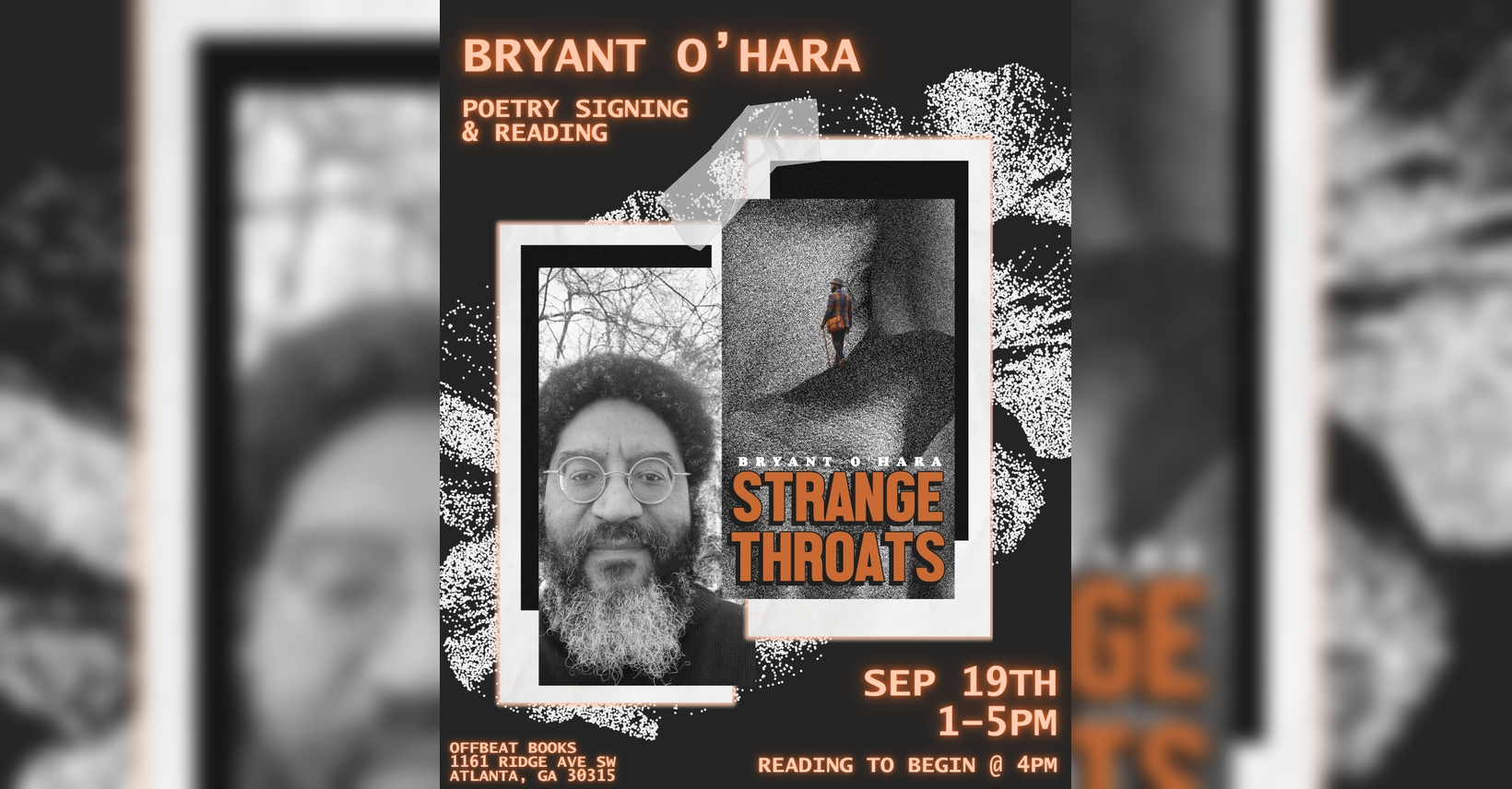Poetry Reading: Bryant O’Hara