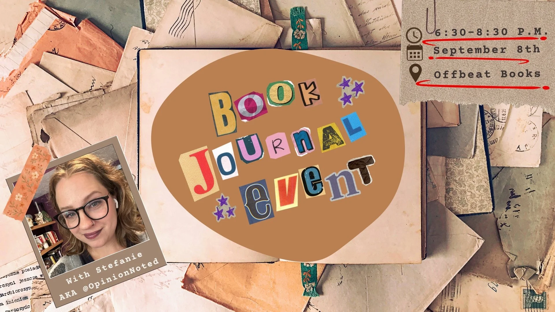 Book Journaling with @OpinionNoted • 9/8/26