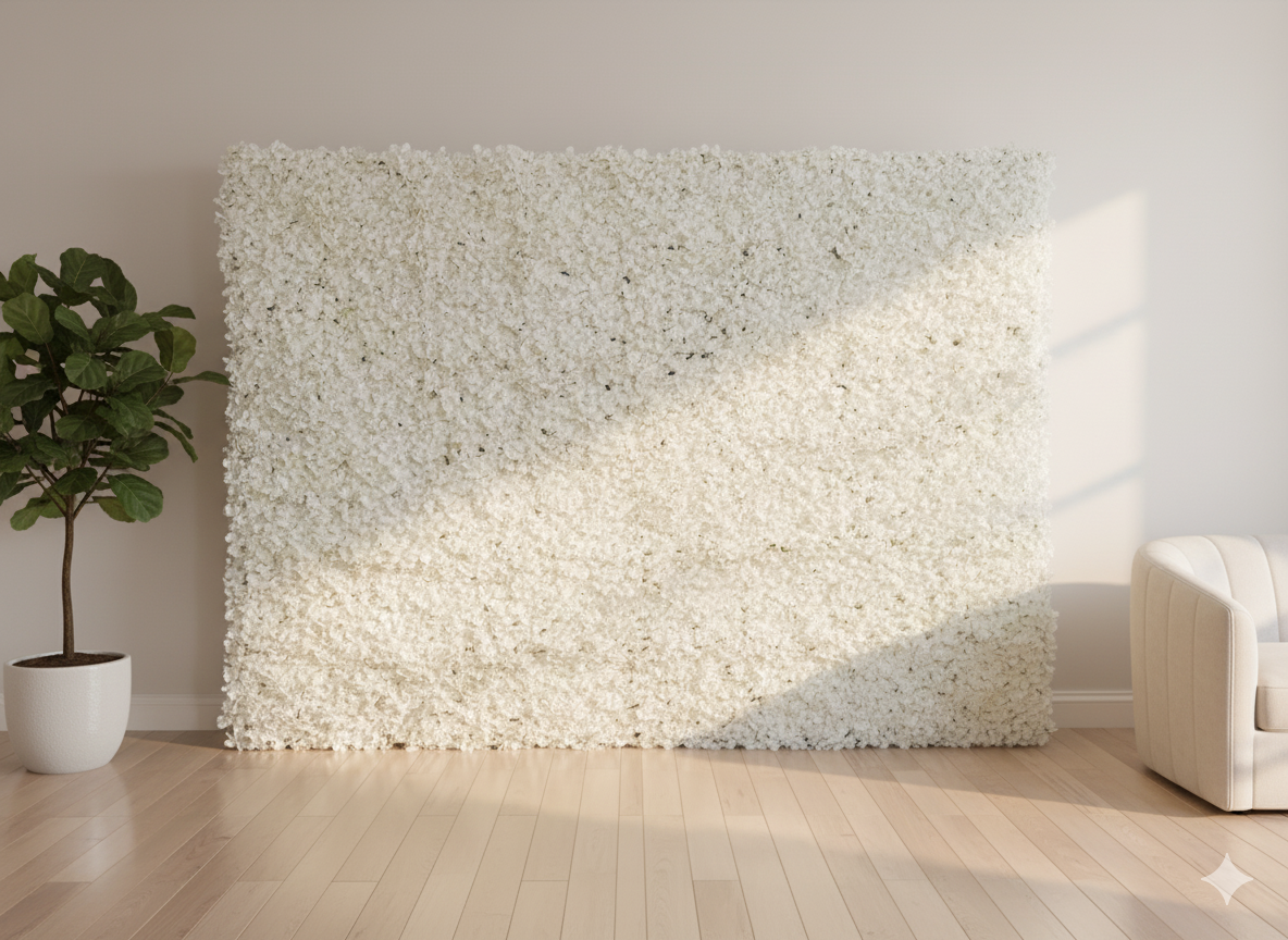 Hydrangea Flower Wall Rental