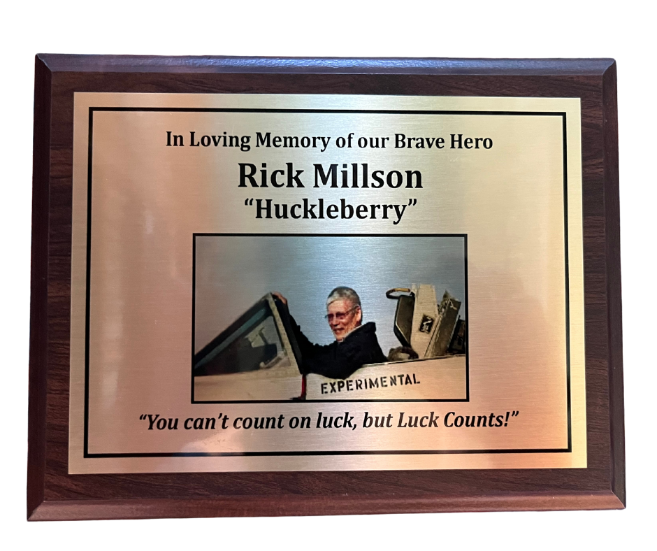 Rick Millson Plaque
