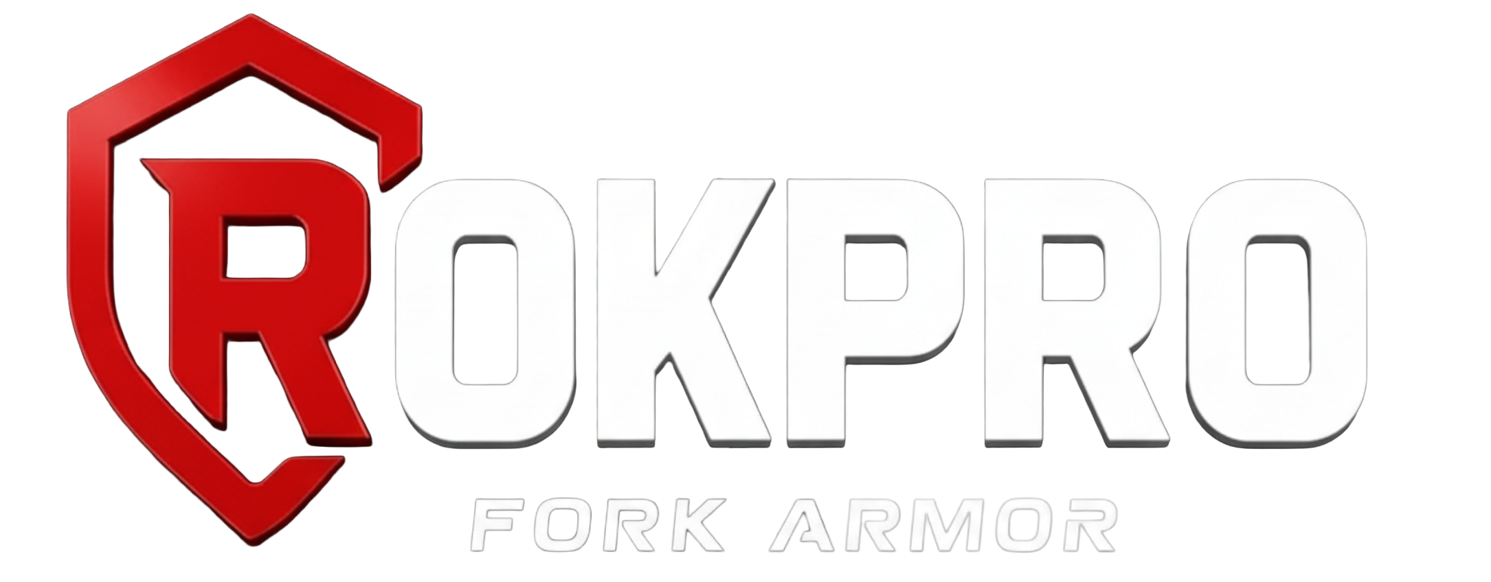 RokPro Fork Armor logo in red and white.