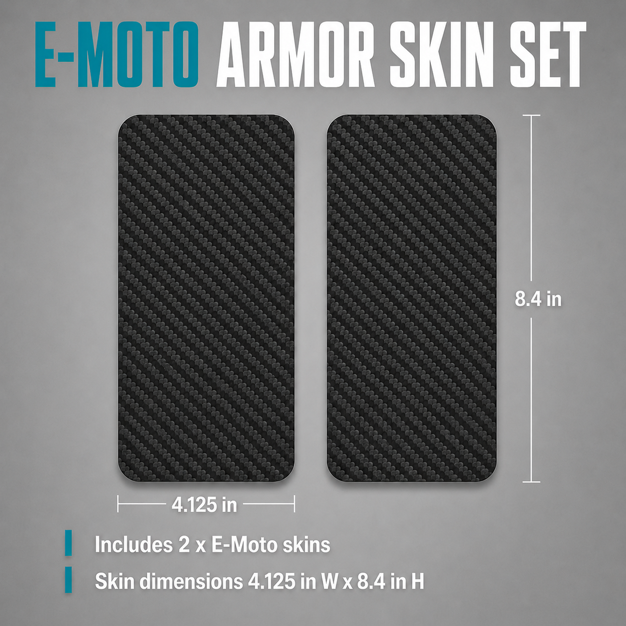 RokPro E-Moto Armor Skin Set – 2 Piece