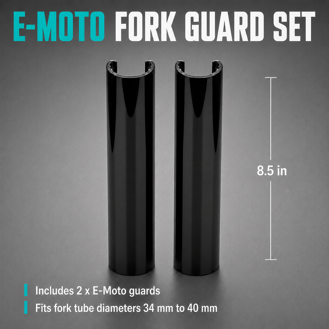 RokPro E-Moto Fork Guard Set – 2 Piece