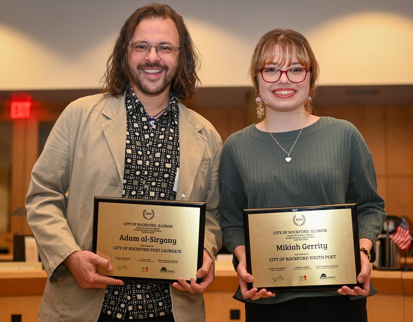 Poet Laureate Induction @ Rockford City Hall (photo credit Kevin Haas)