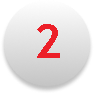 A silver billiard ball with the number 2 in red on it.