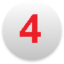 Number four on a gray circular background with a red numeral