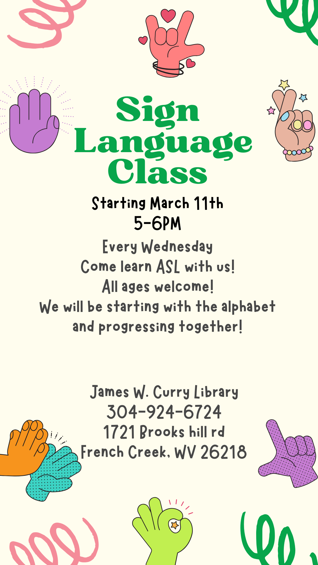 Sign Language Class
