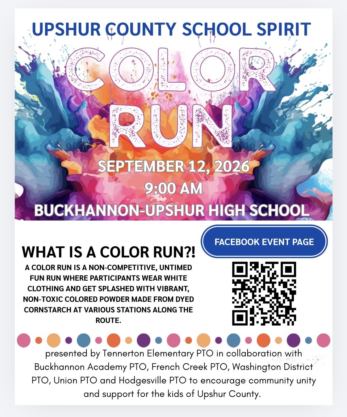 Upshur County School Spirit Color Run