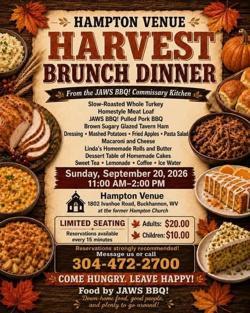 Hampton Venue Harvest Brunch Dinner