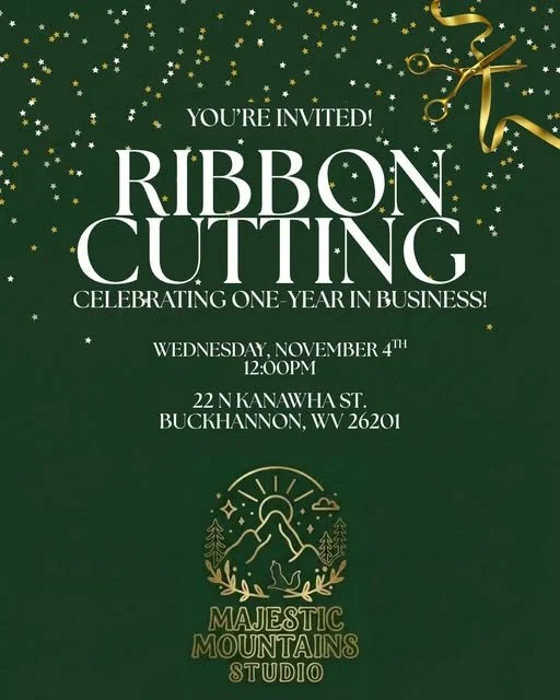 Majestic Mountains Studio Ribbon Cutting
