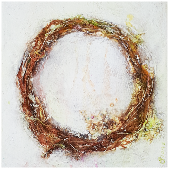 Ring | mixed media on canvas | 20x20 cm
