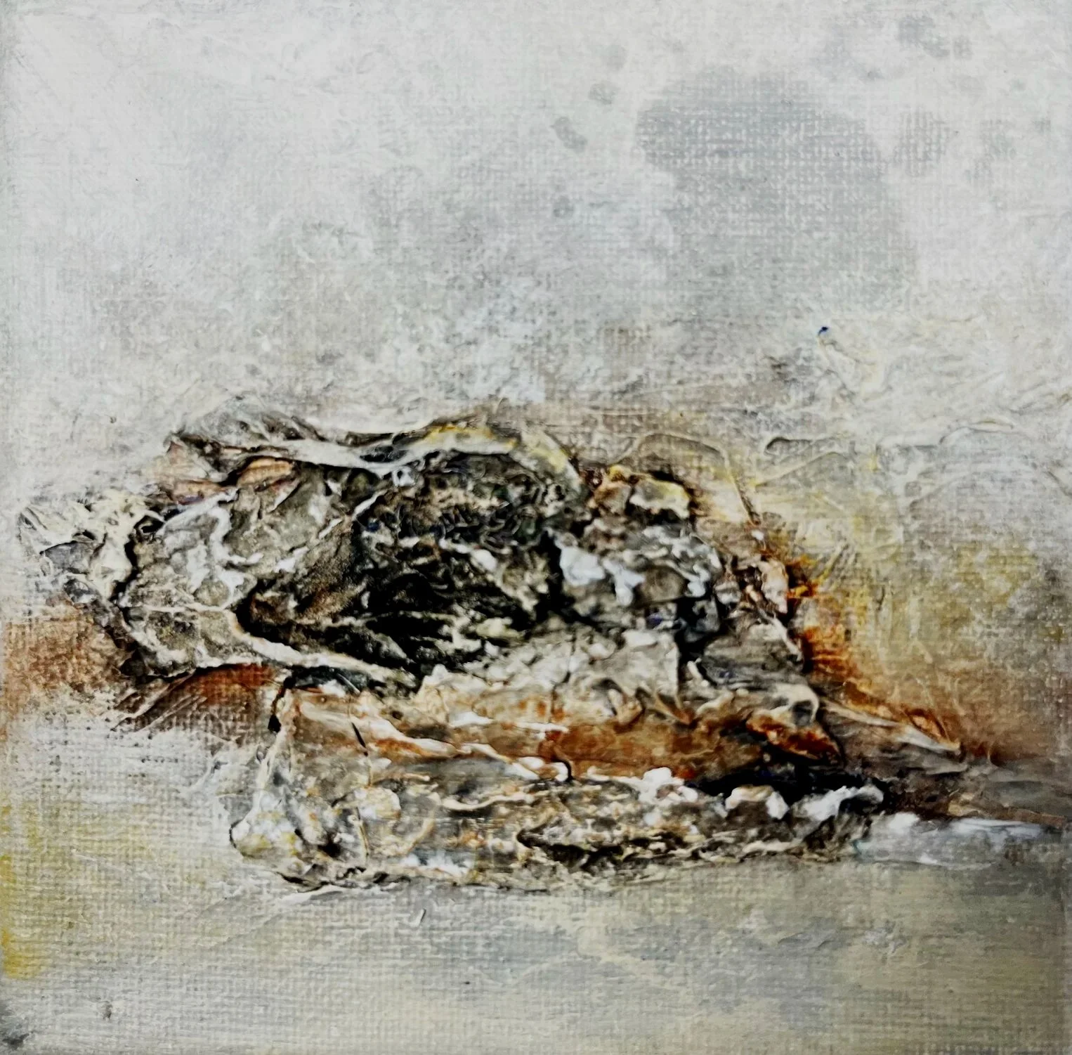 Iland | mixed media on canvas | 10x10 cm