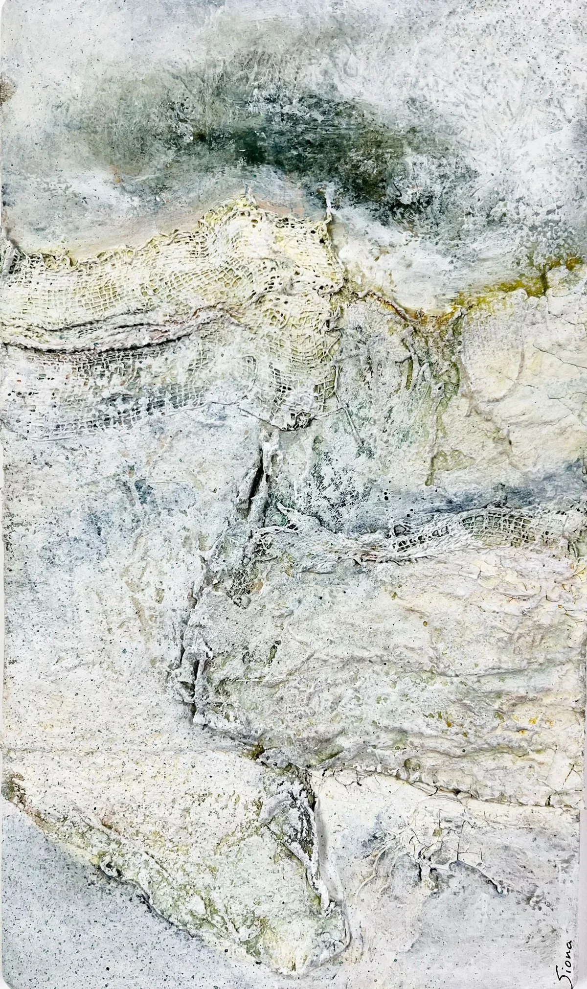 Ground frost | mixed media on paper | 19x28 cm