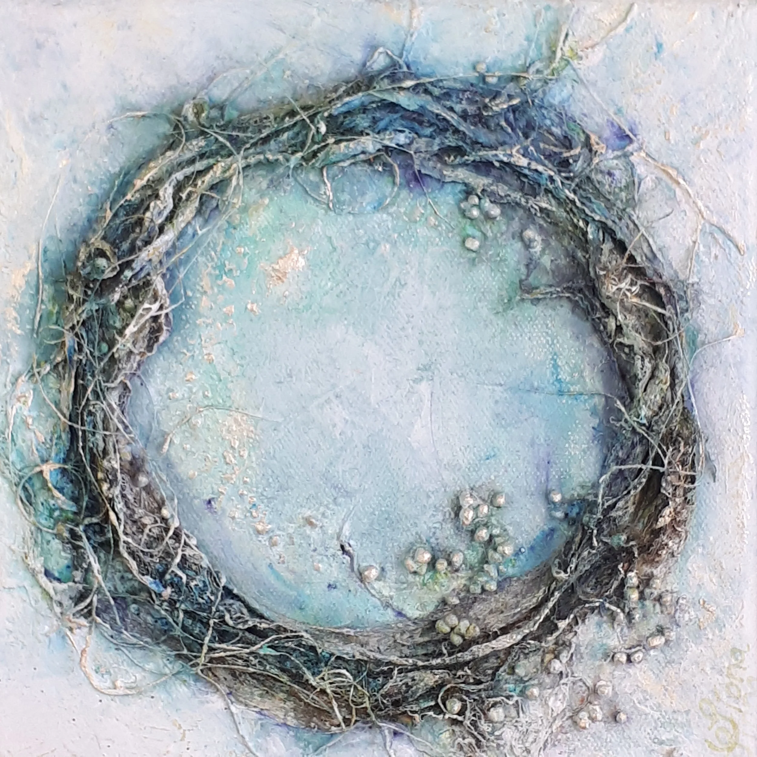 Forever | mixed media on canvas | 20x20 cm