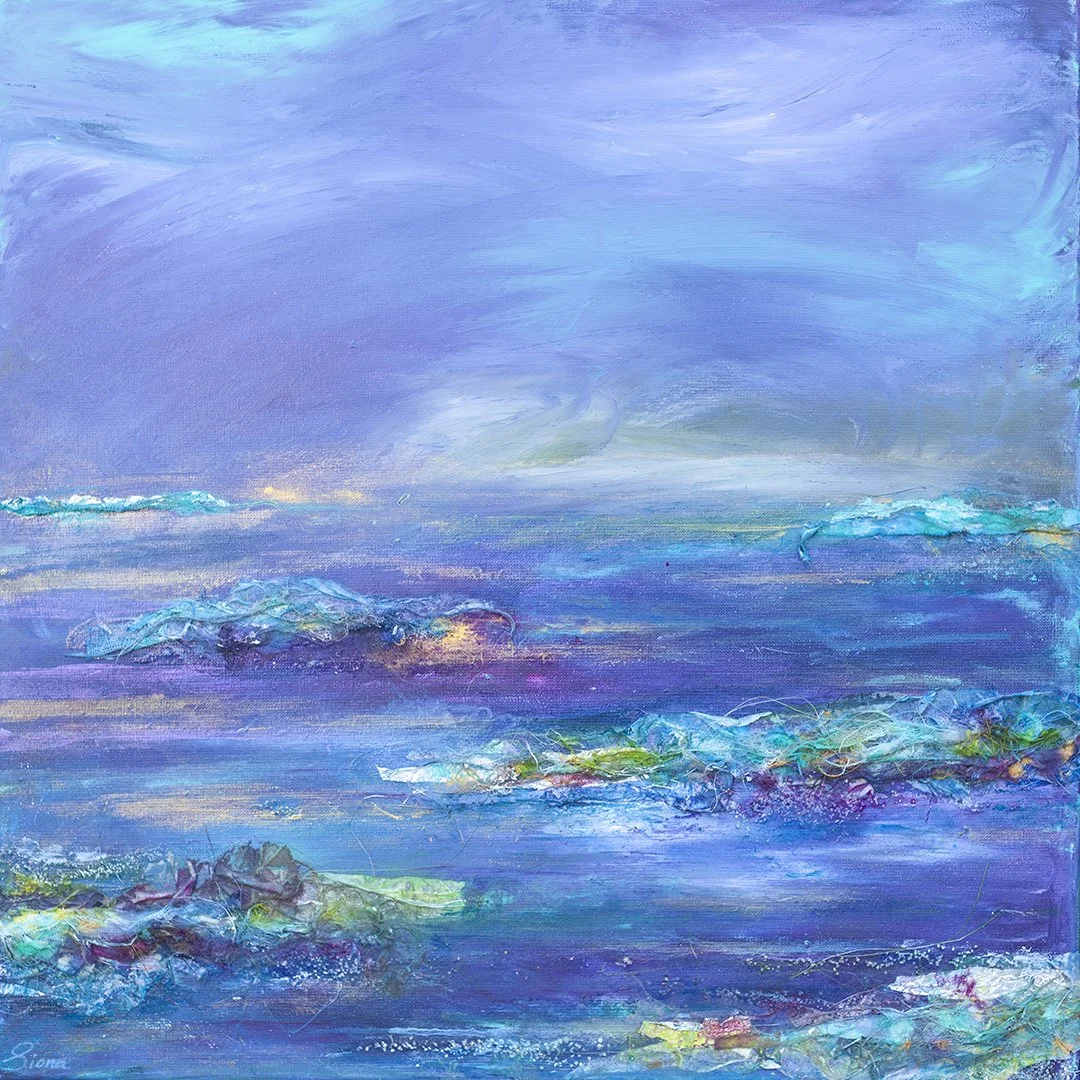 Night view | mixed media on canvas | 60x60 cm