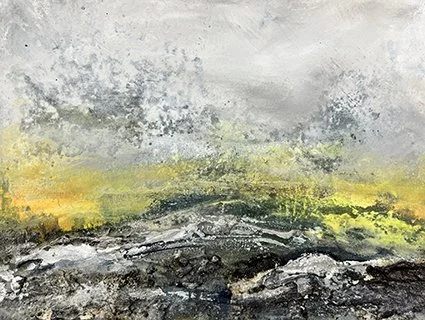 Sunrise | mixed media on canvas | 13x18 cm