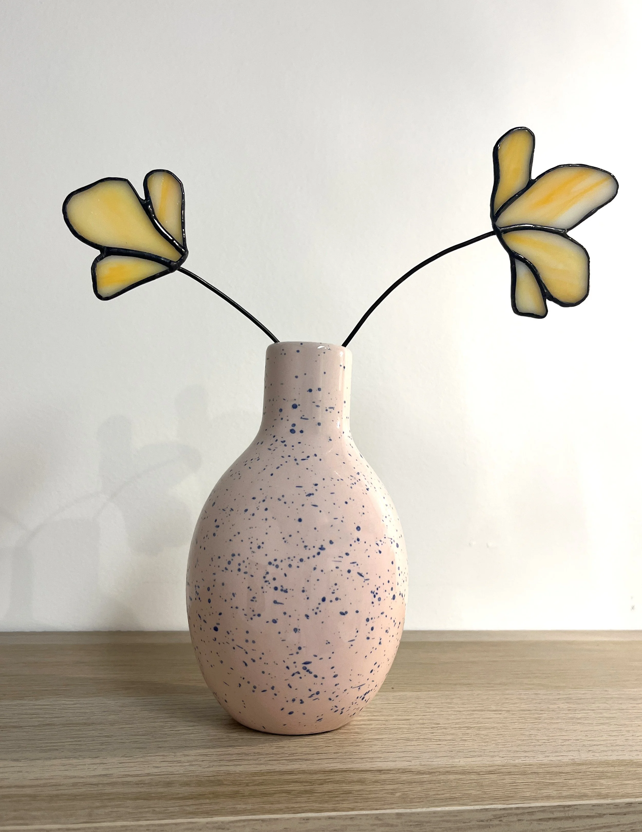 custom_stained_glass_orange_flowers_wire_fort_collins.jpg