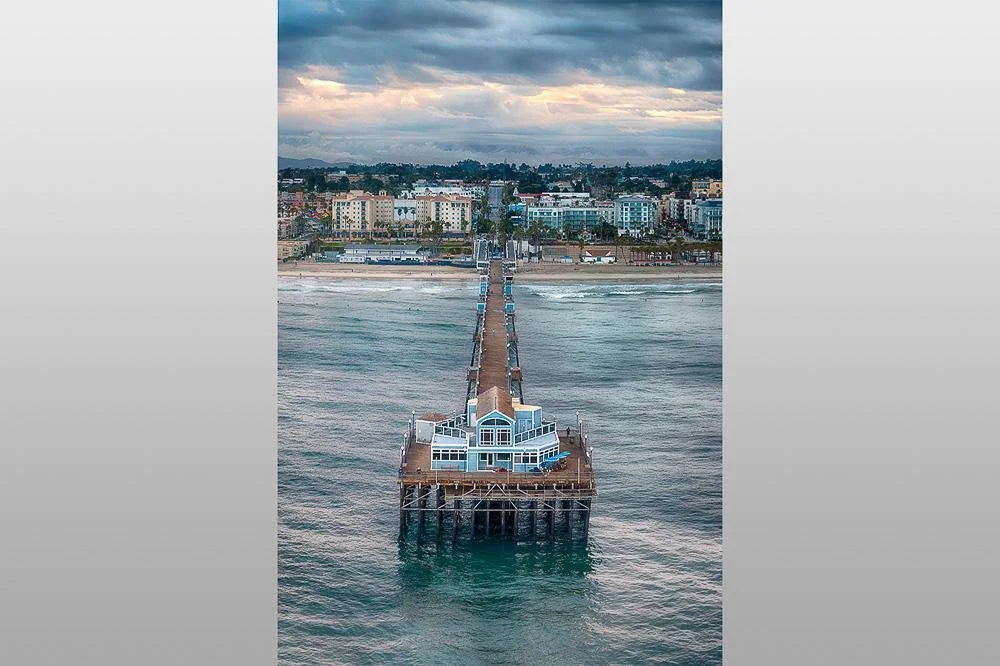 Oceanside Pier and Clouds