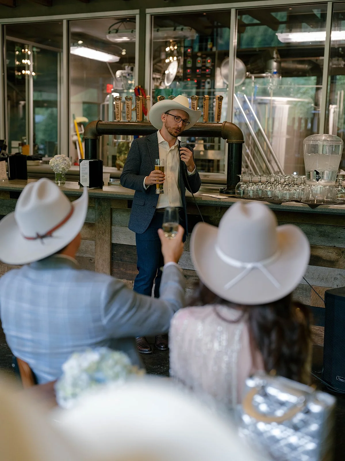 stillwest brewery rehearsal dinner 