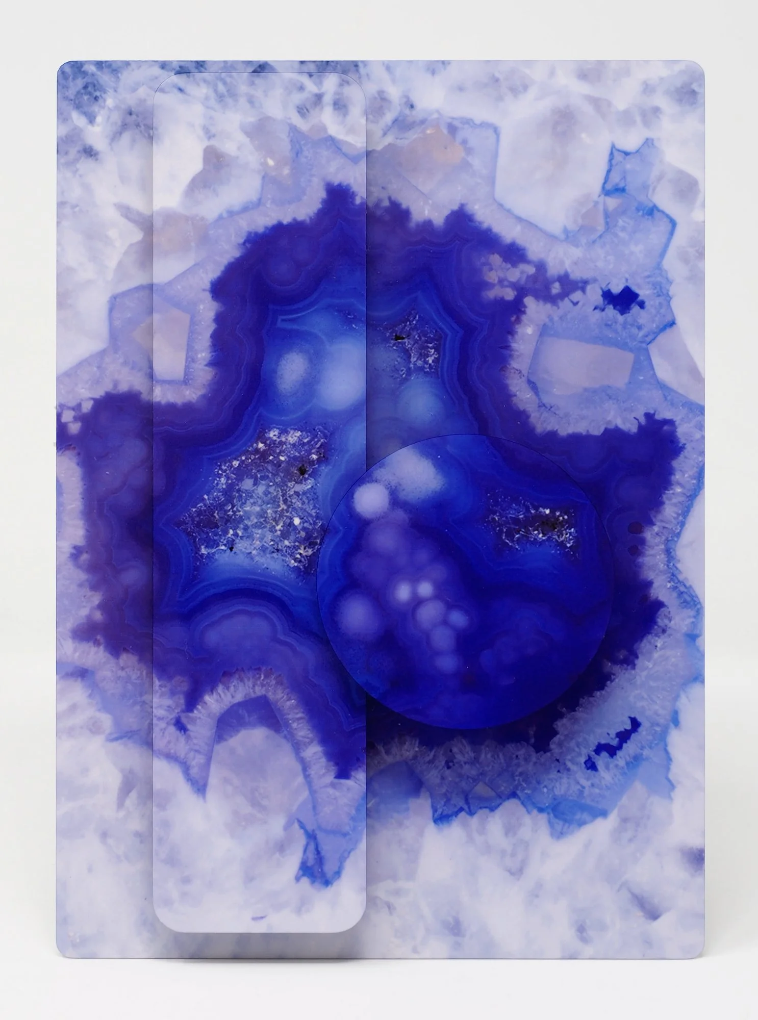 5x7 image of an agate slice