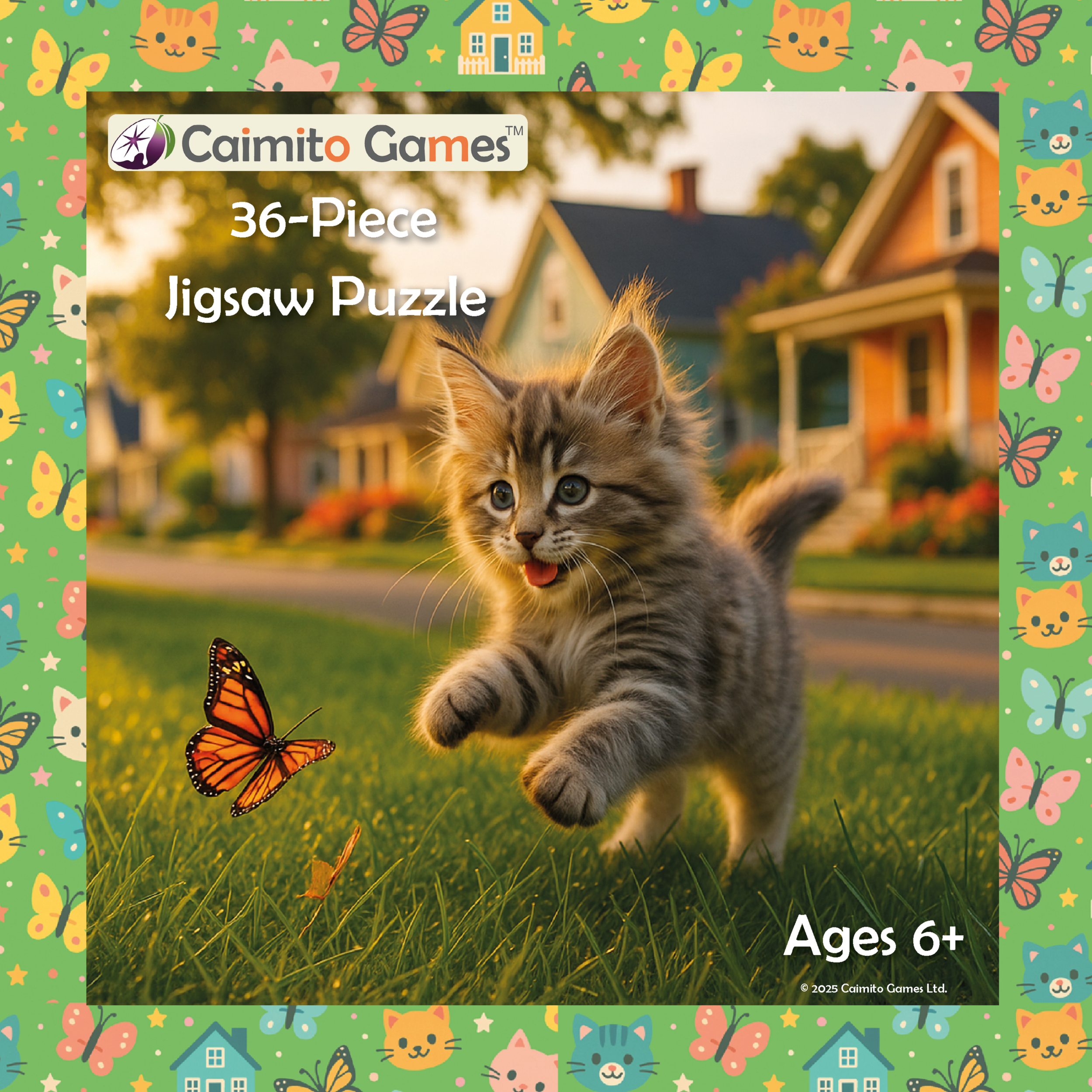 Caimito Games 36-Piece Children’s Jigsaw Puzzle for Ages 6+