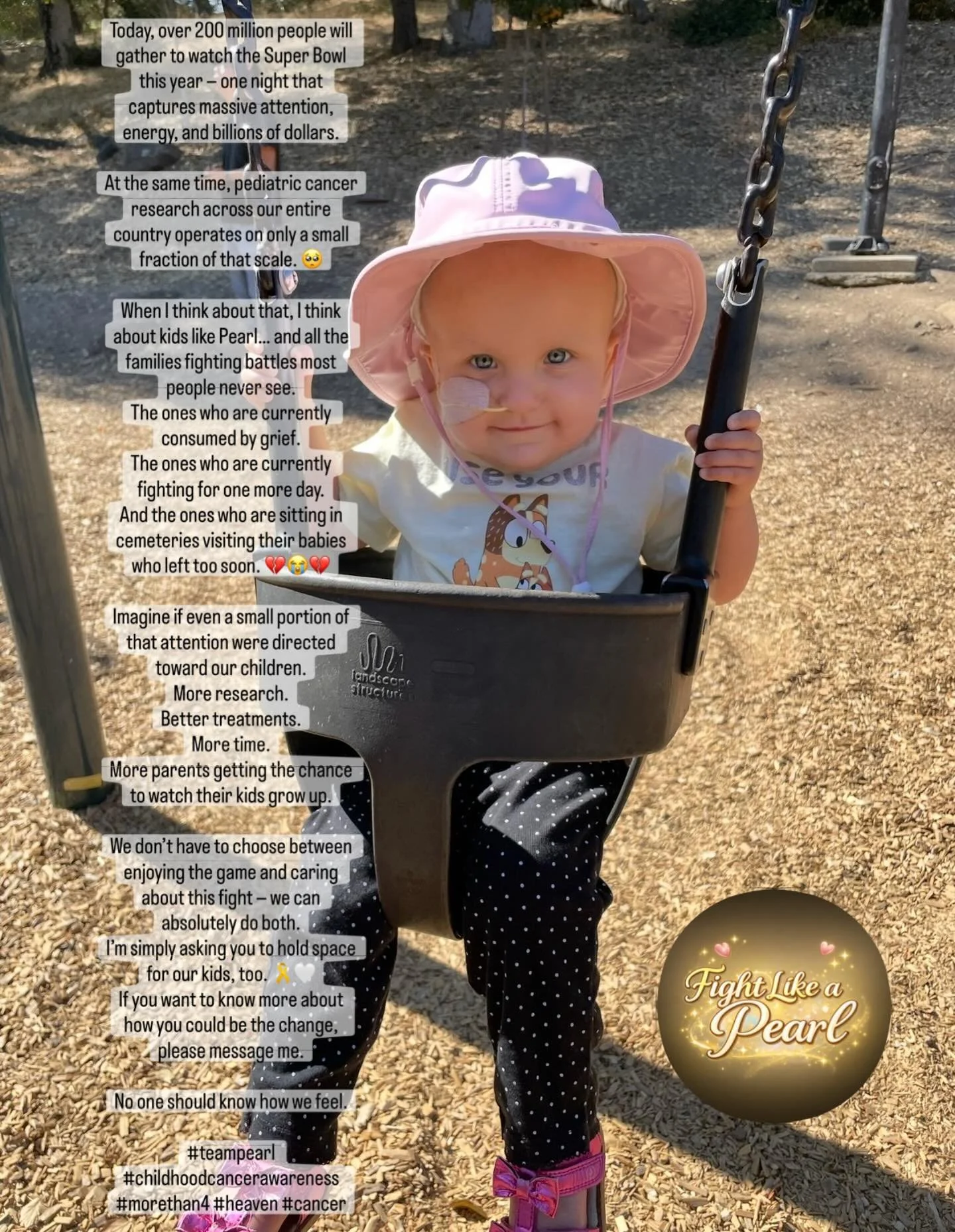 Today, over 200 million people will gather to watch the Super Bowl this year &mdash; one night that captures massive attention, energy, and billions of dollars.

At the same time, pediatric cancer research across our entire country operates on only a