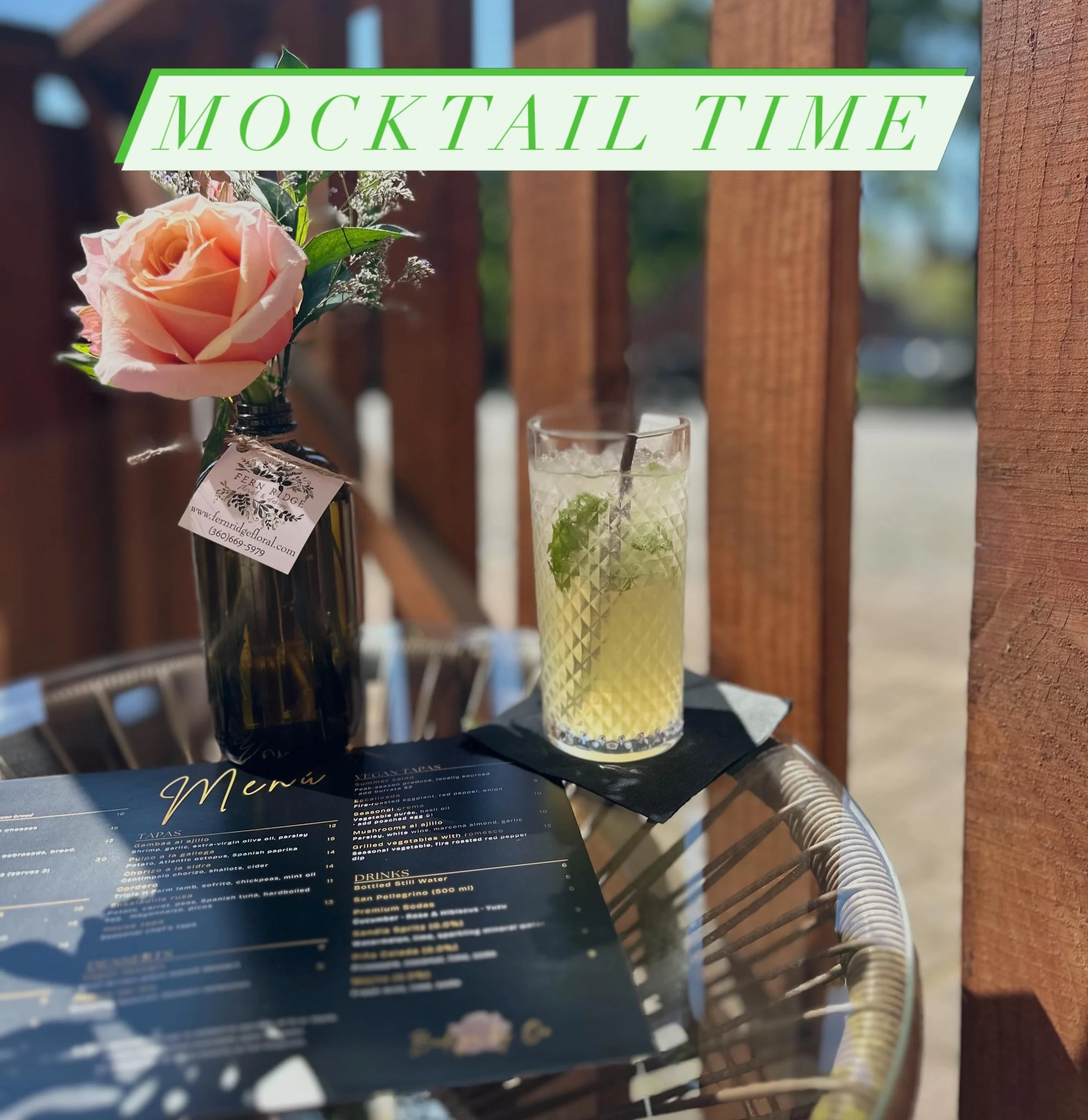 New menu is here ☀️

We&rsquo;re keeping the Sand&iacute;a Spritz, but welcoming two new spring/summer favorites to the patio: Mojito &amp; Pi&ntilde;a Colada (both zero-proof, all flavor).

New menu, new mocktails, same Bodega energy. 
Spring is her