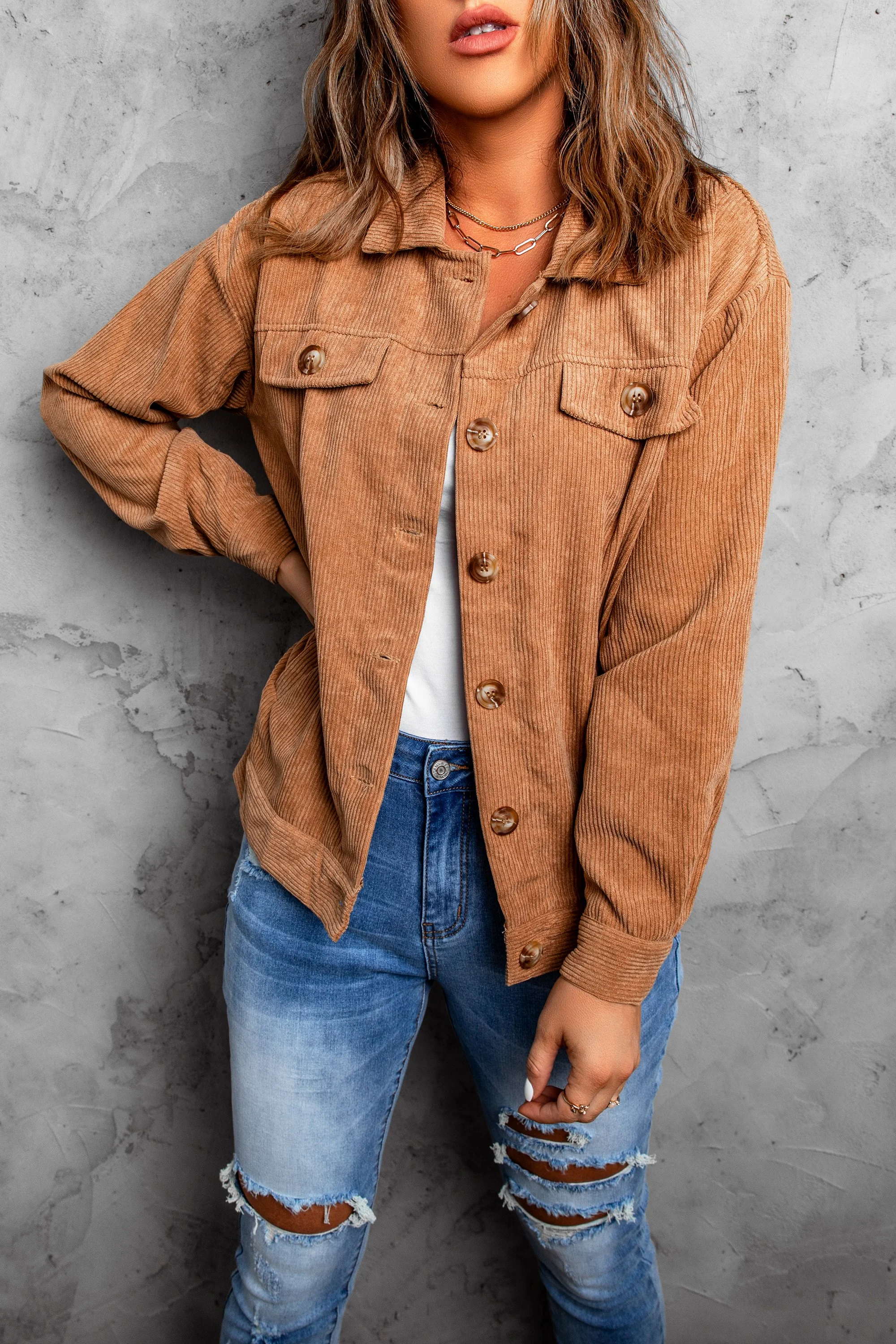 brown ribbed corduroy jacket 4- CREO2021 DEAR LOVER.jpg