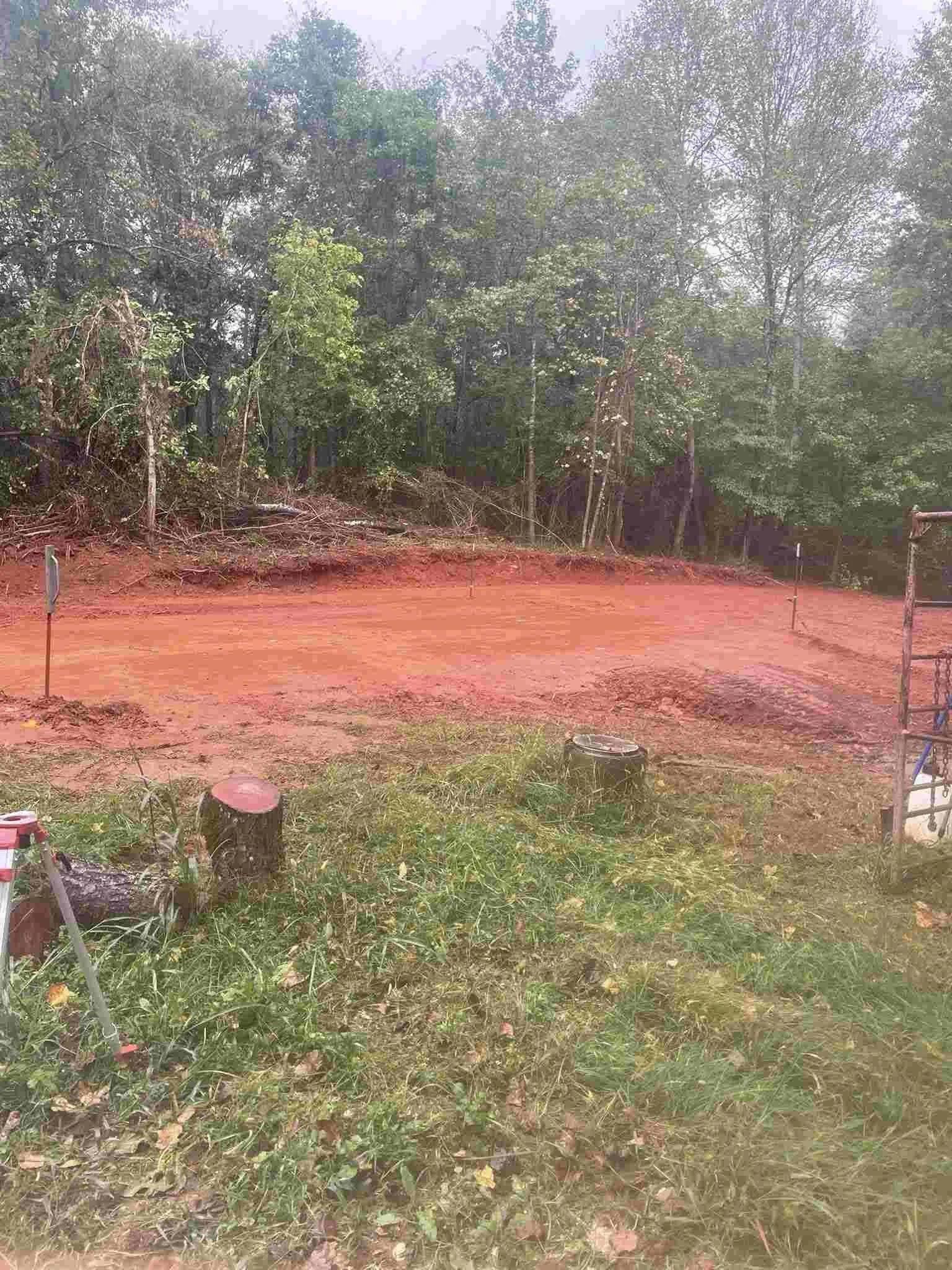 Grading and leveling site during excavation project in McMinnville, TN