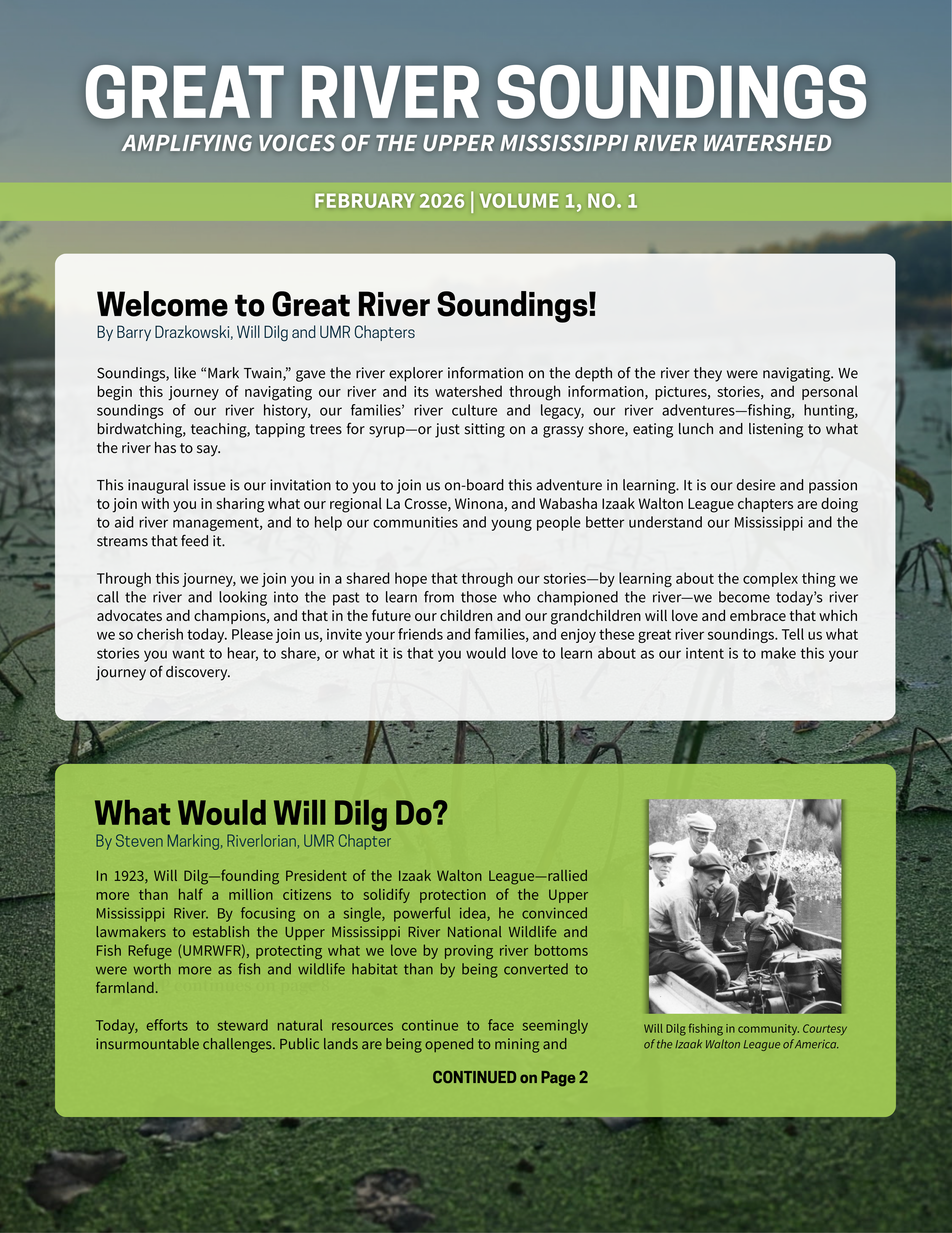 Great River Soundings, February 2026