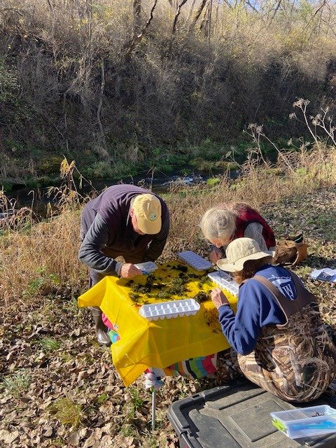 Stream monitors of the Will Dilg Chapter Save Our Streams program. 