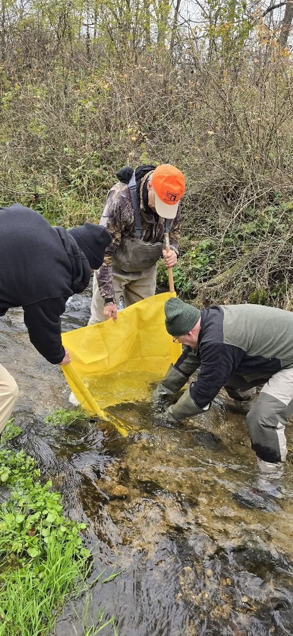 Stream monitors of the Will Dilg Chapter Save Our Streams program. 