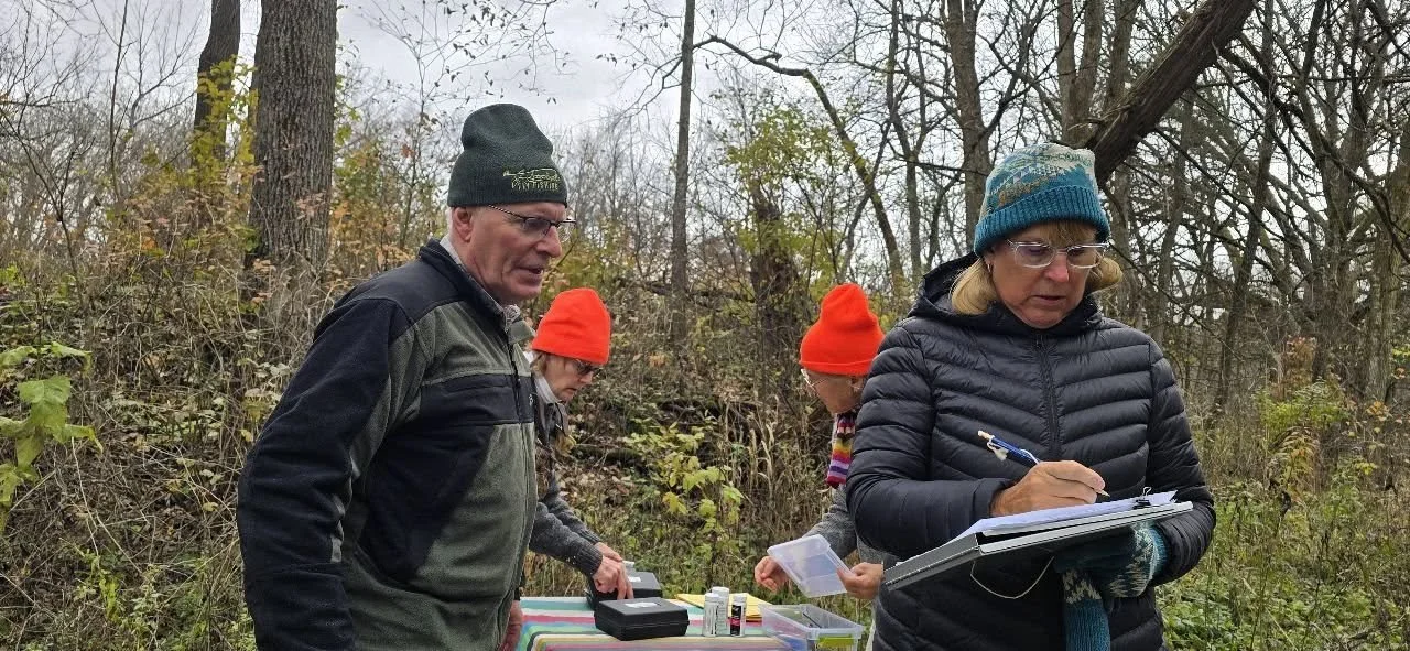 	
Stream monitors of the Will Dilg Chapter Save Our Streams program.