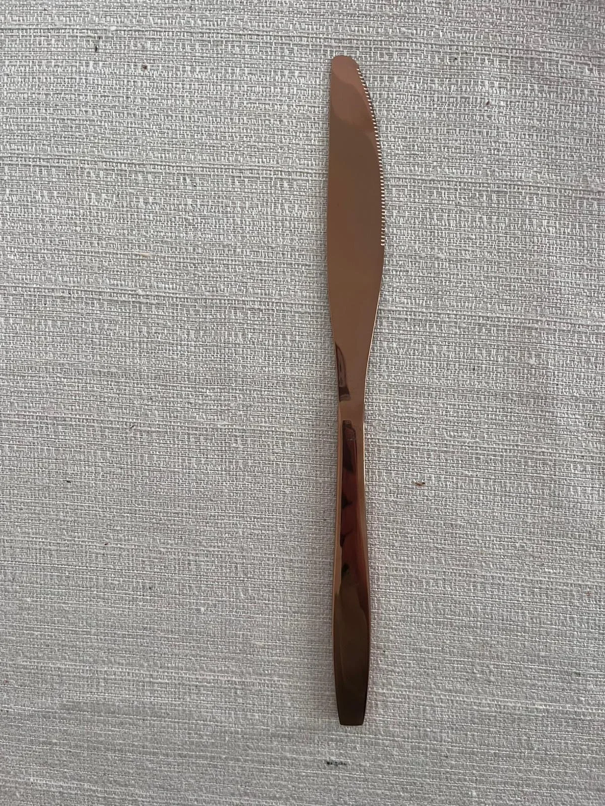 Cuchillo cobre rosa