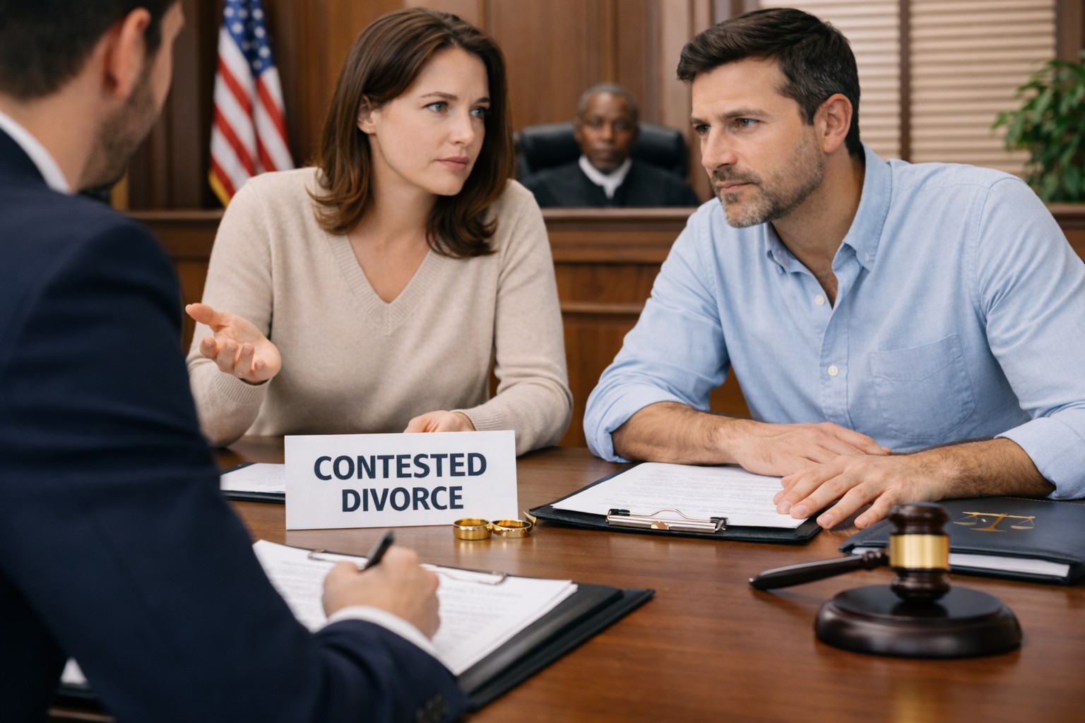 Contested Divorce Involving Children, Assets, and Real Property