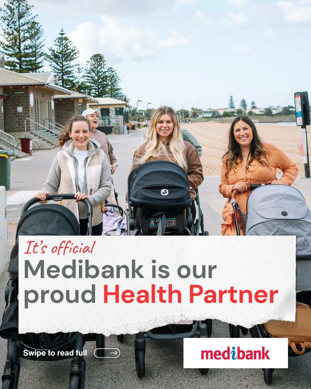 Big Mum Walk news 📰🚨 @medibank is the official health partner of Mum Walk 👏👏👏

Just like Mum Walk, Medibank takes social health seriously. 

Medibank is currently in the midst of a bold 10-year commitment to reducing loneliness in Australia. The