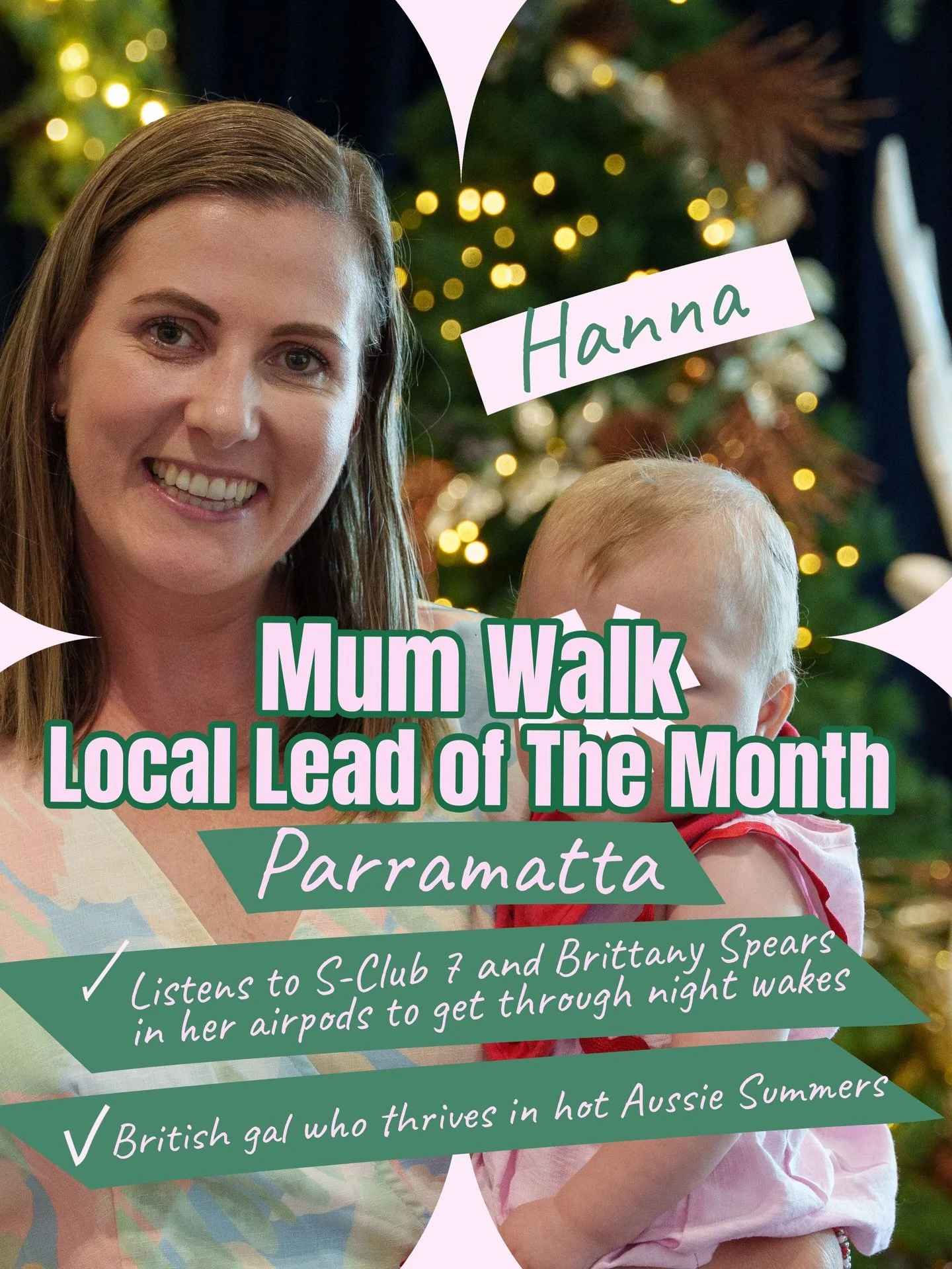 Meet Hanna, our British gal with a heart of gold and glitter ✨🥹

Hanna has built something truly beautiful in Parramatta, she embodies everything we try to be at Mum Walk, open, warm, committed and just a joyful person to be around 🥹

As someone wh