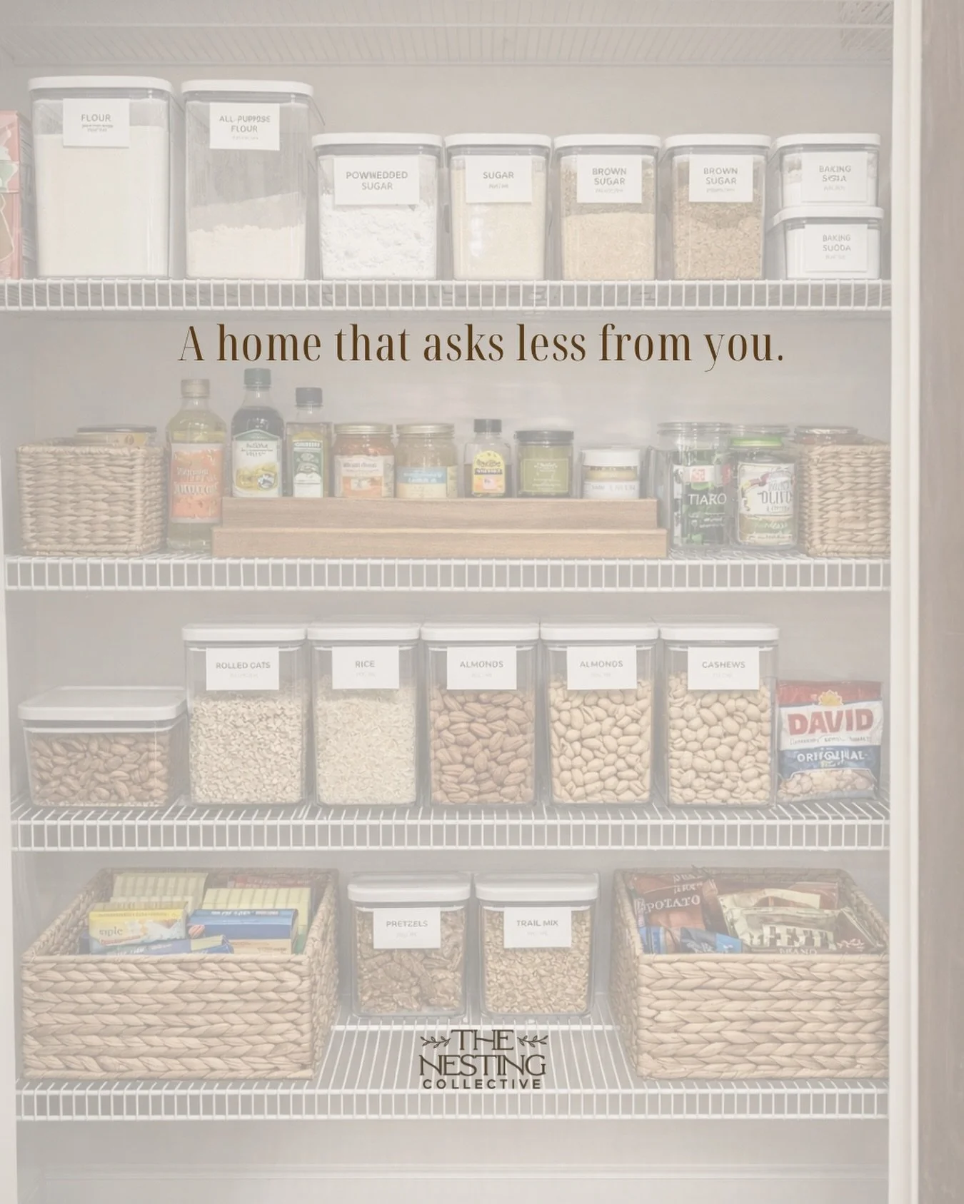 Calm at home is not about everything looking untouched.

It&rsquo;s about the space supporting the life happening inside it.

A counter you can actually use.
An entry that doesn&rsquo;t greet you with stress.
A room that asks less from you when you a