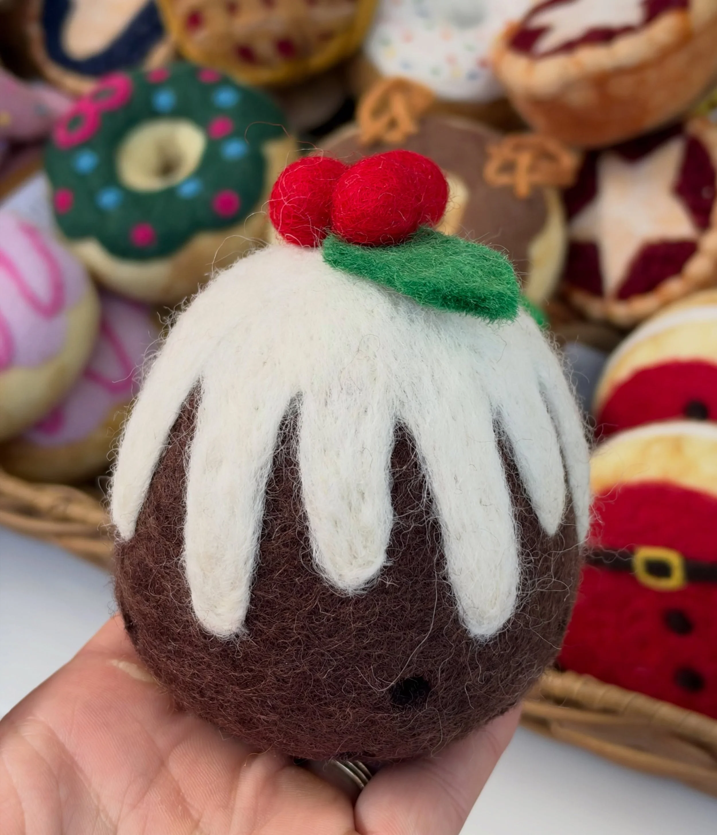 Stocked up on everyone&rsquo;s favourite felt play food, including some delicious looking Christmas editions 🎄#reliquaire