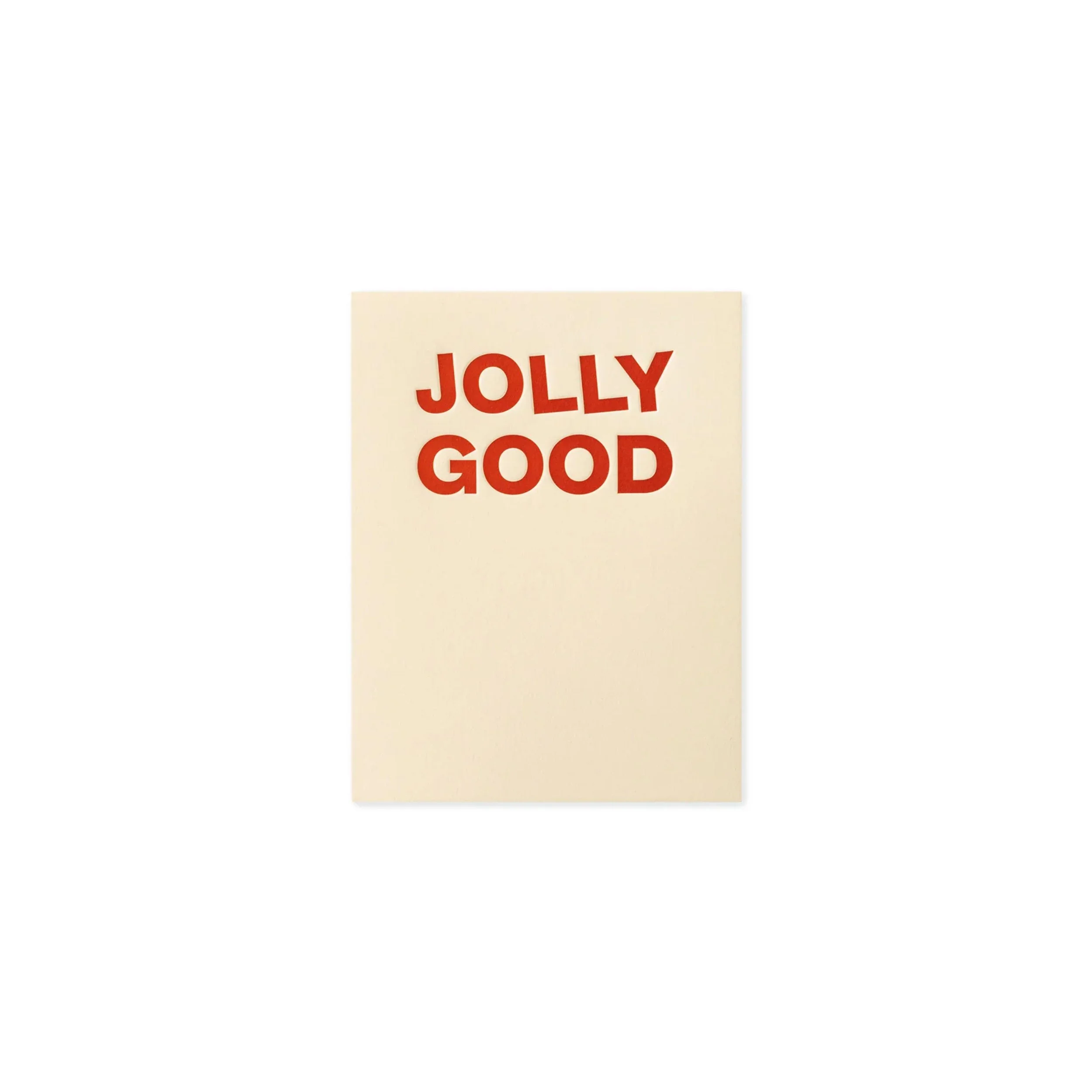 Short Talk Jolly Good Card