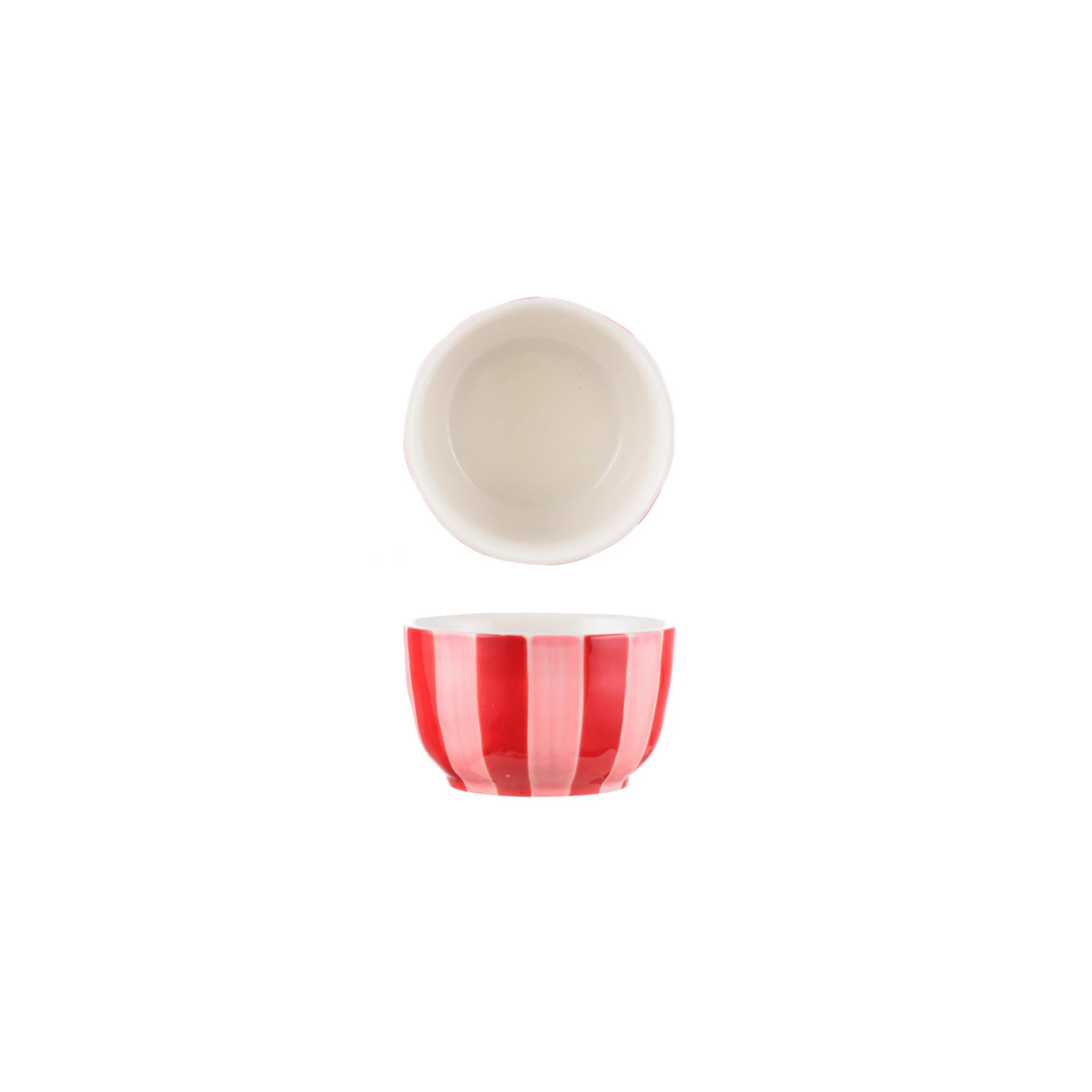 Small Bowl Pink and Red Stripe
