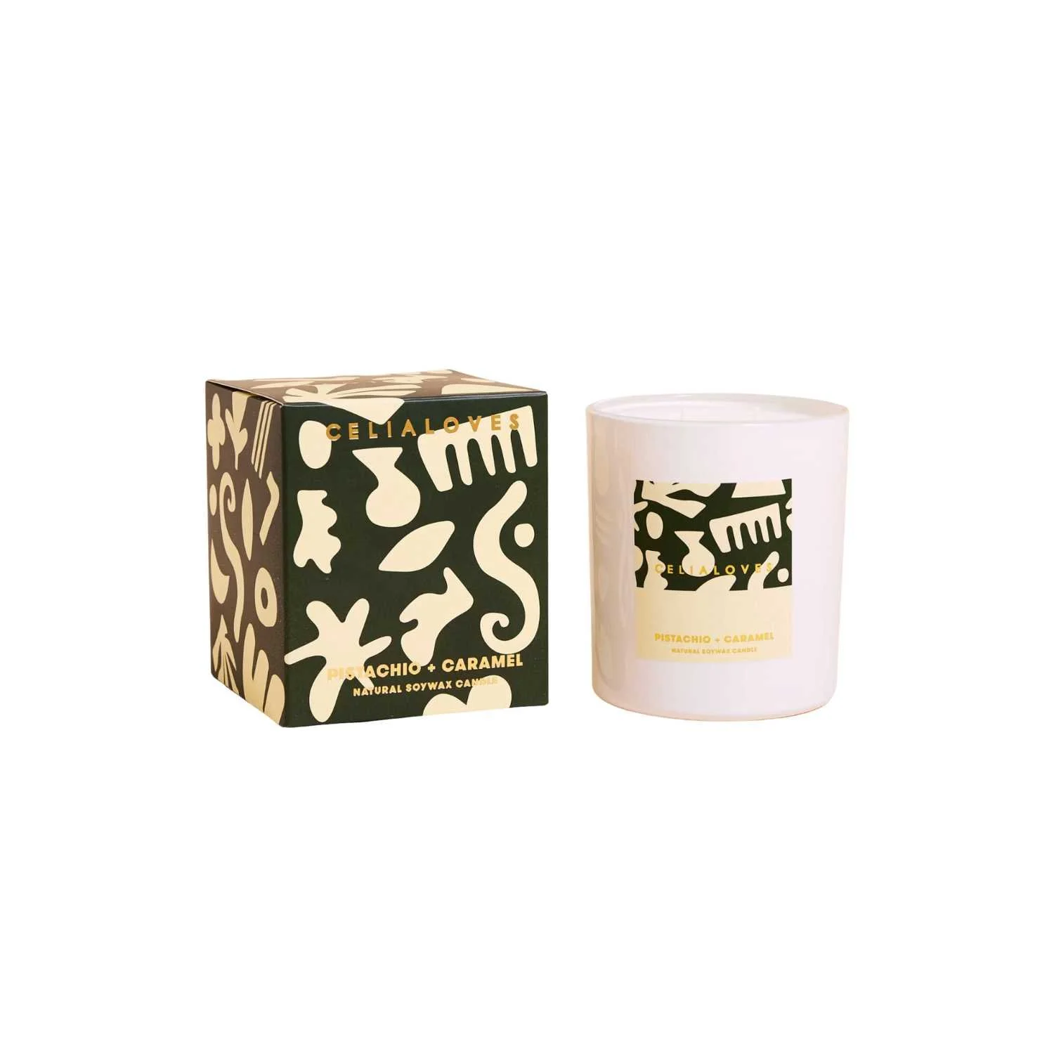 Pistachio & Caramel Celia Loves Candle