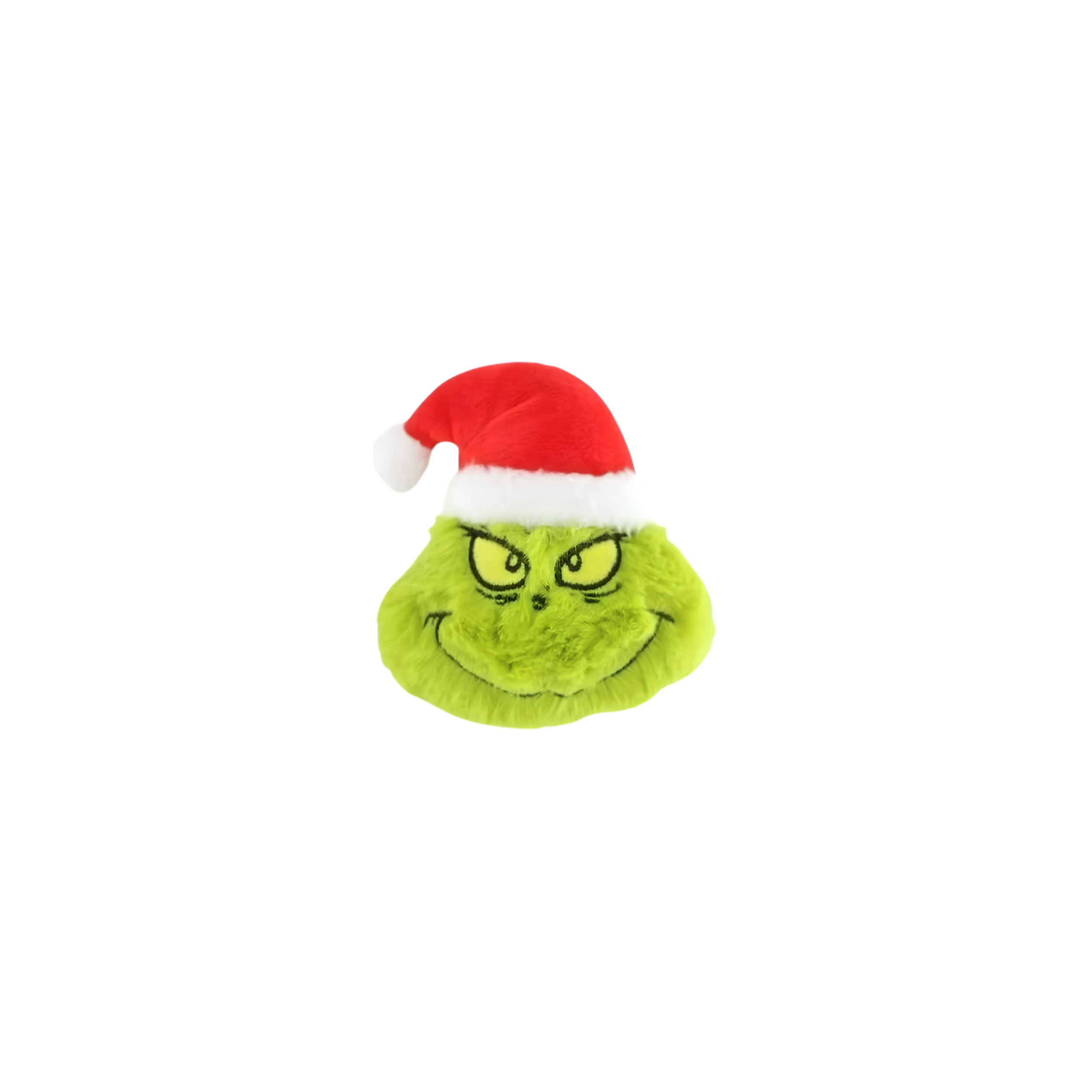 Hanging Red Grinch Hat Plush Head