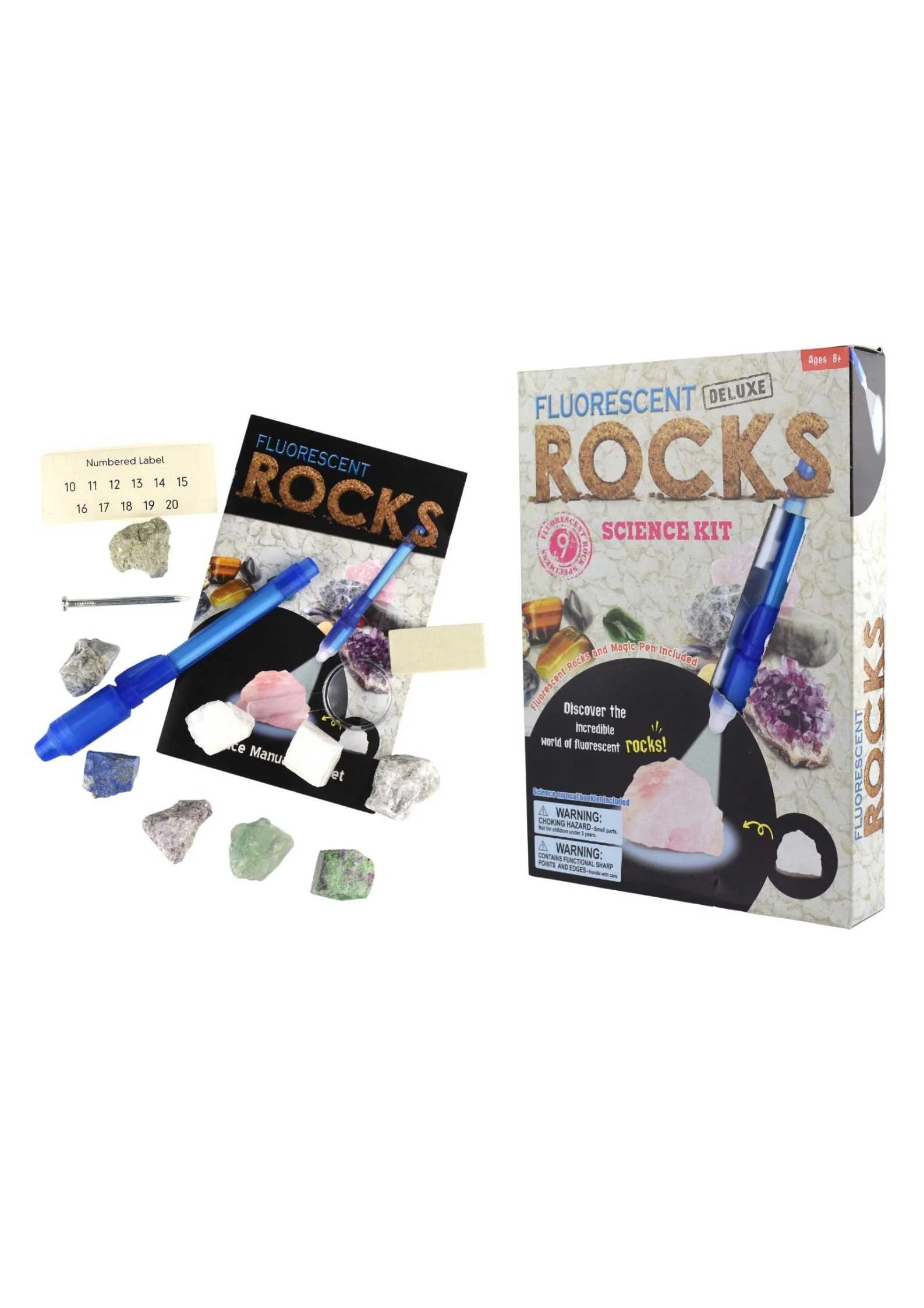 Fluorescent Rocks Science Kit