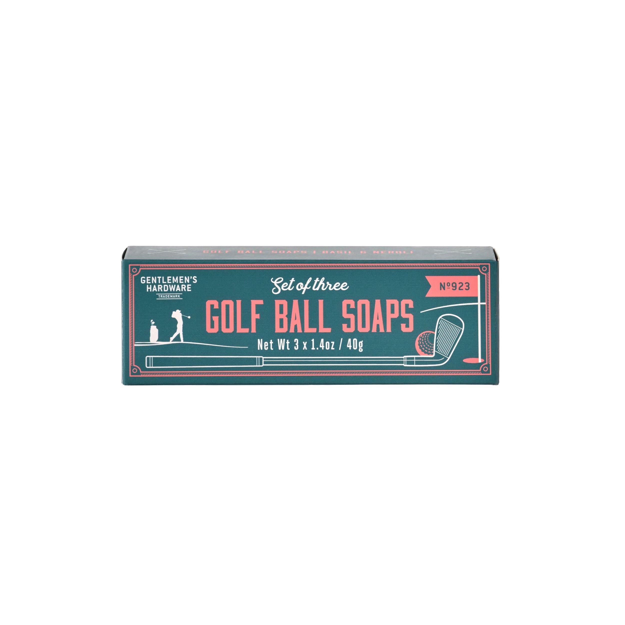Gentlemen's Hardware Set of 3 Golf Ball Soaps