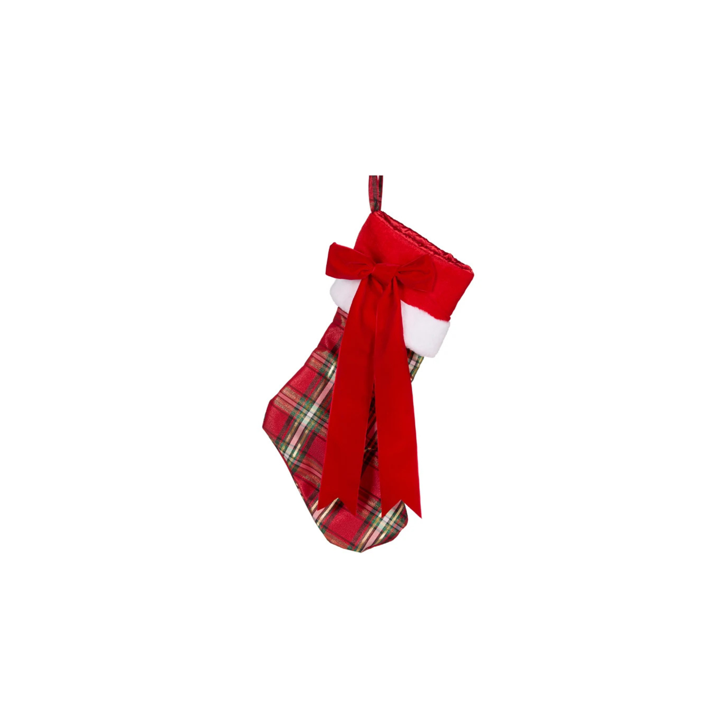 Red Tartan Stocking