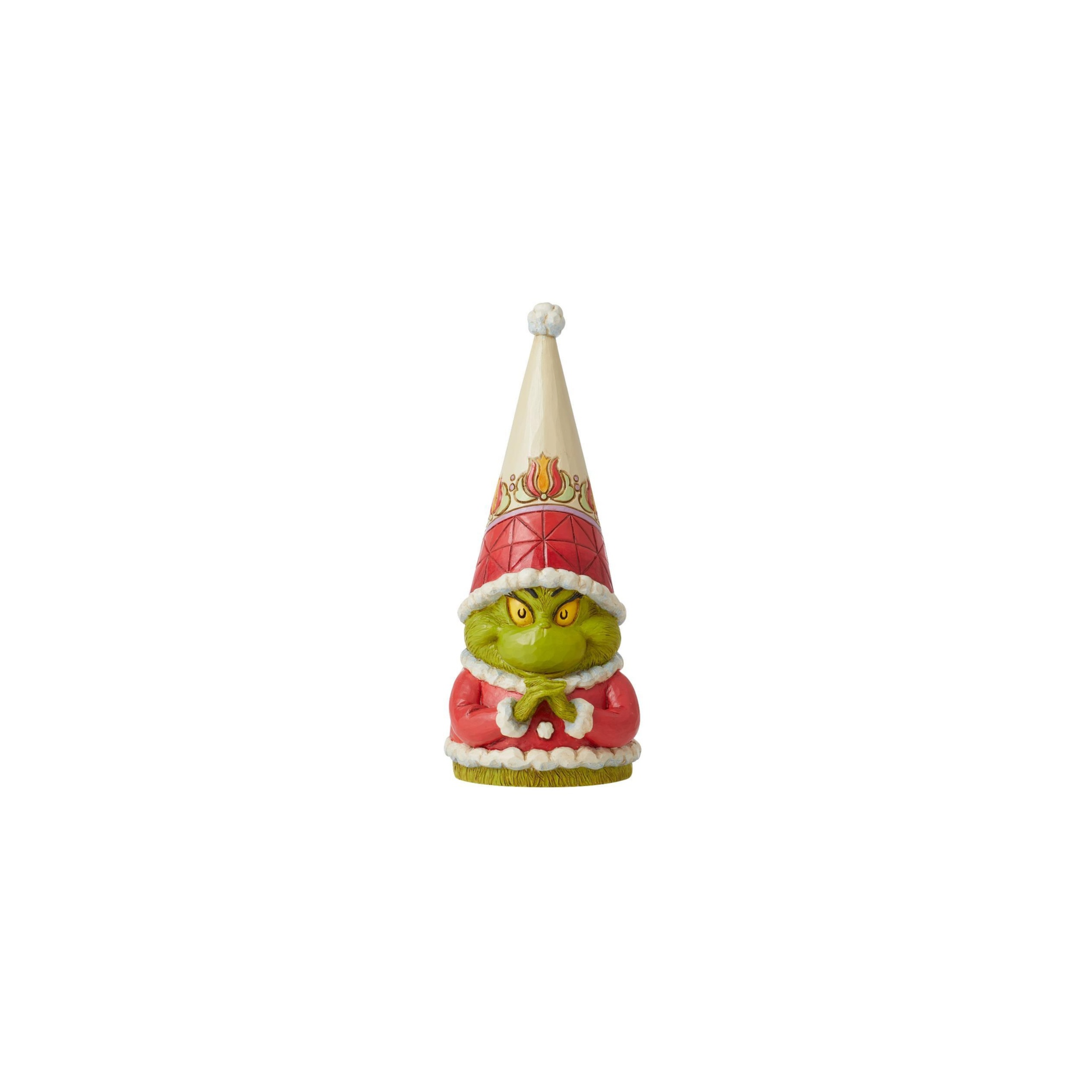 Grinch Gnome with Clenched Fists