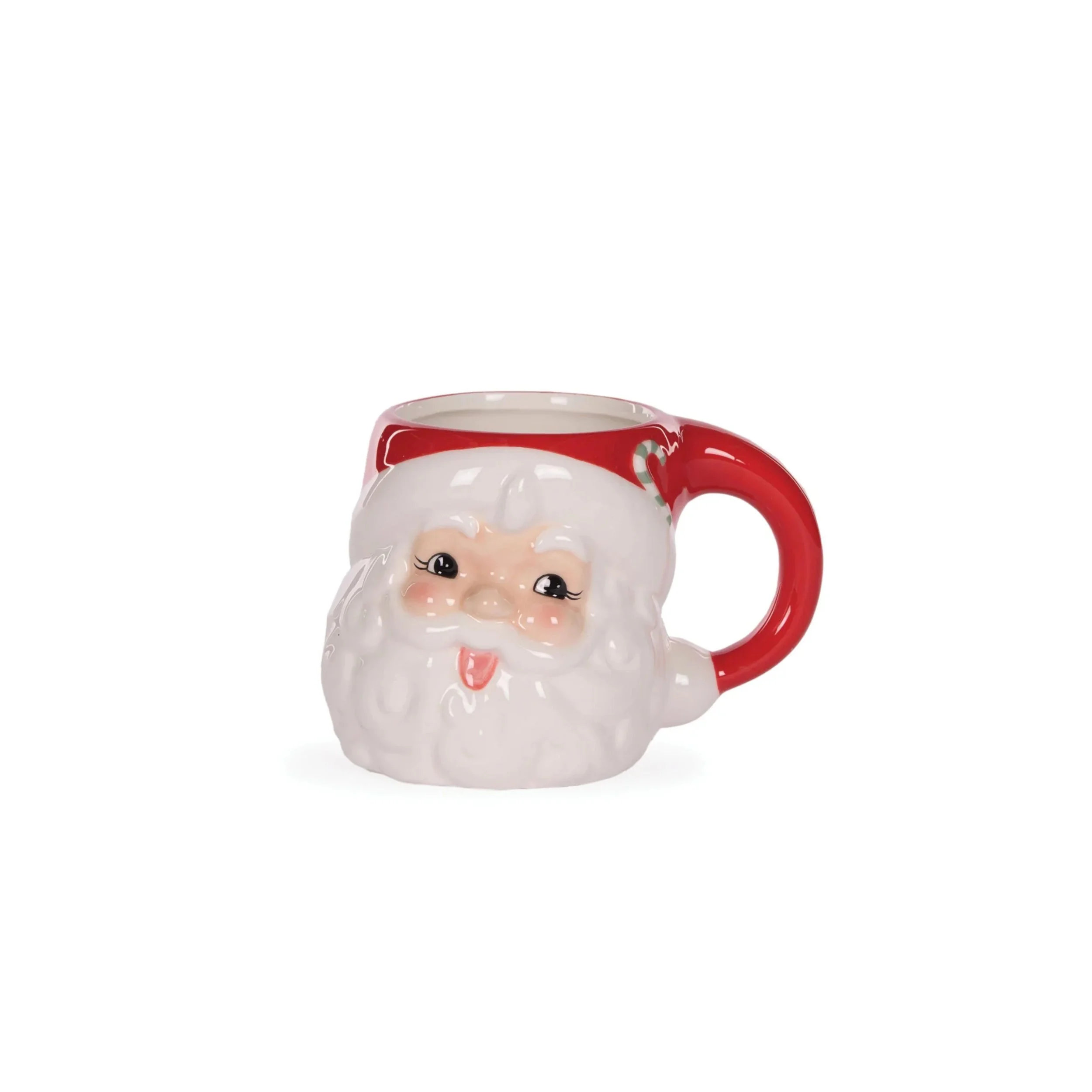 Red Vintage Santa Mug