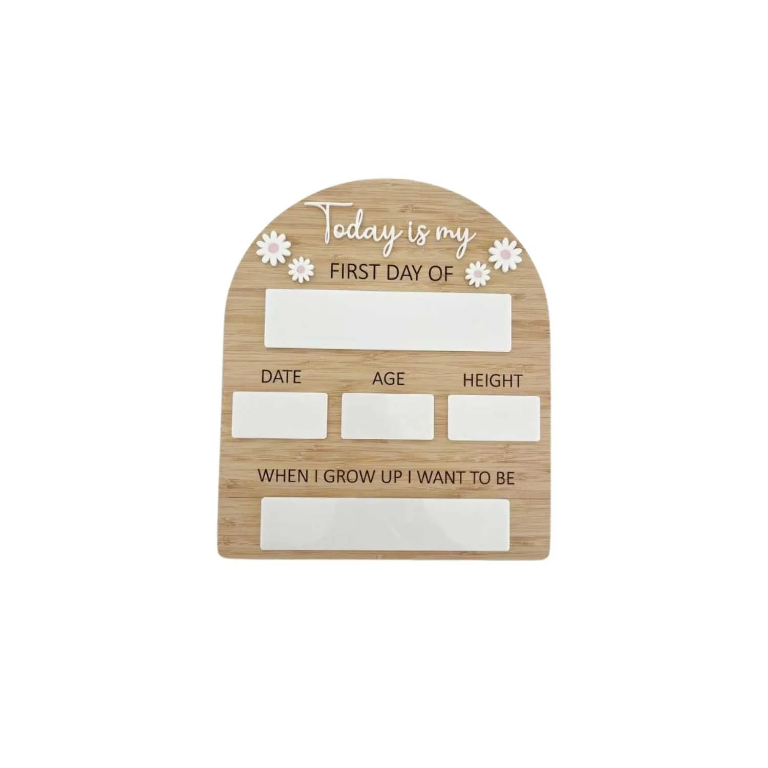 First Day Board Daisy Pattern