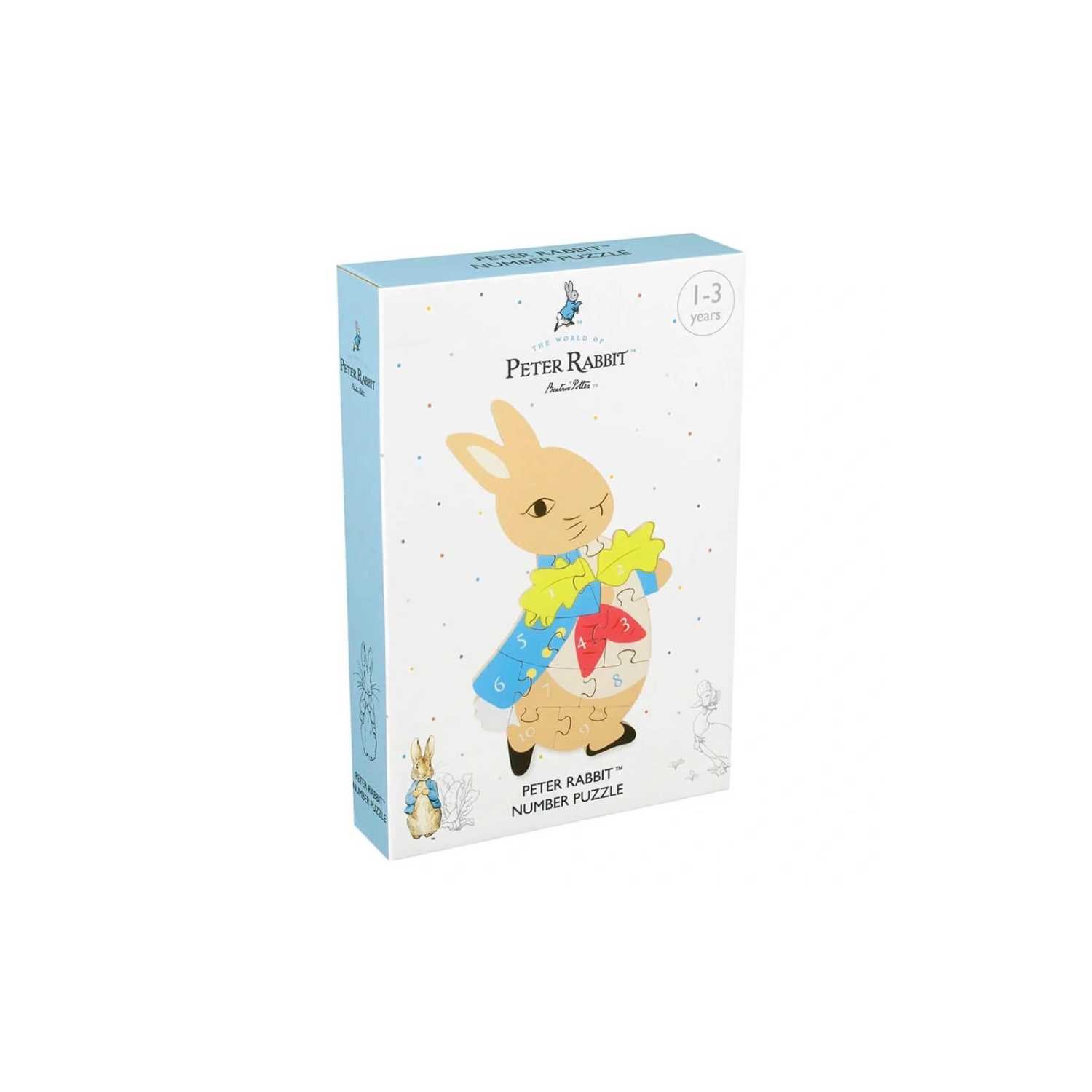 Peter Rabbit Wooden Number Puzzle